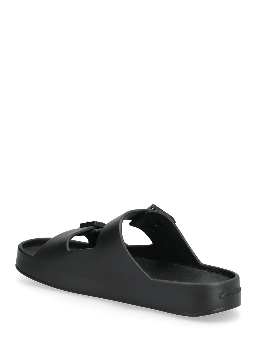 Calvin Klein - ERGON EVA DOUBLE BAR SANDAL - sandalen - triple black - 2