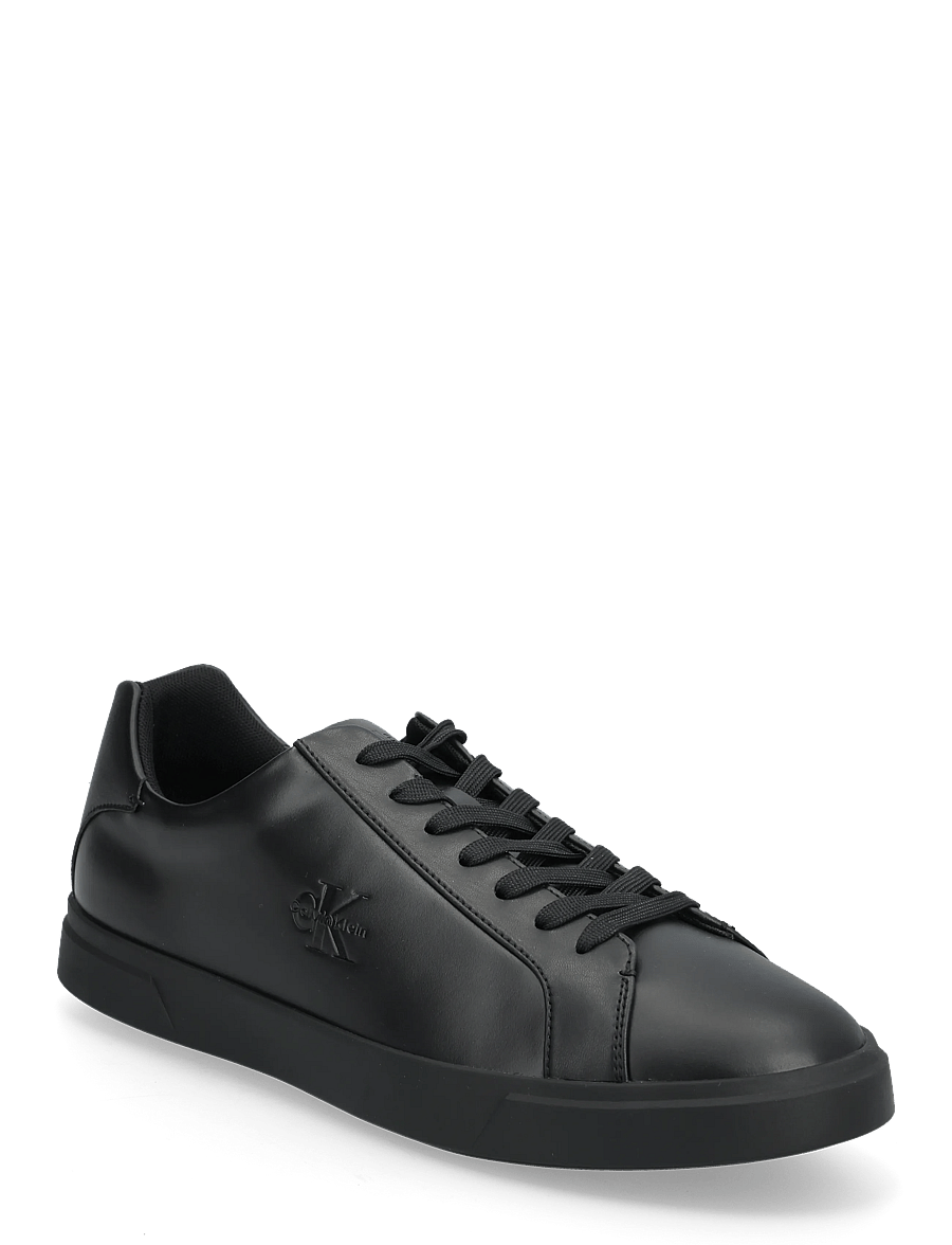 Calvin Klein - LOW PROF CUPSOLE LACEUP LTH - låga sneakers - triple black - 0