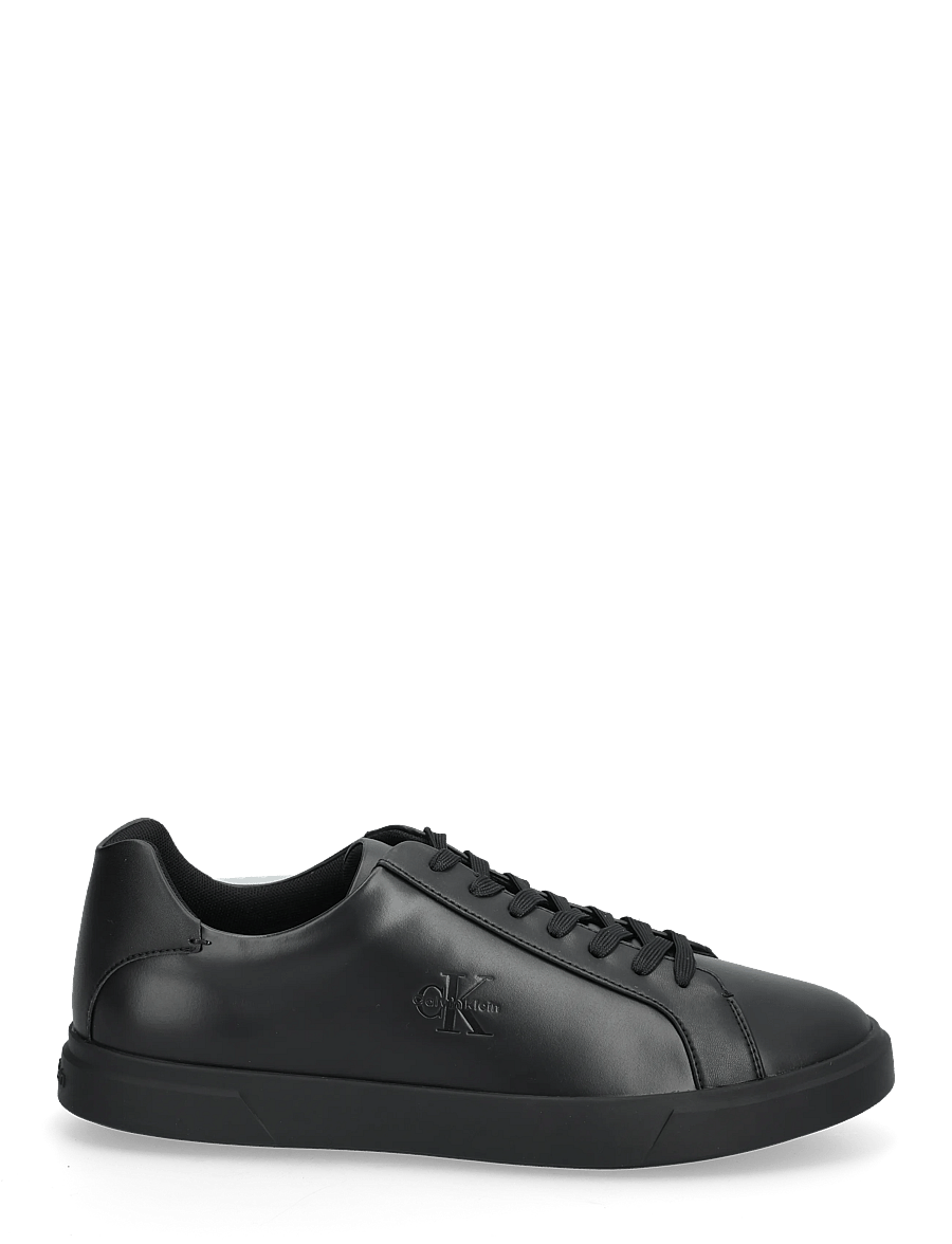 Calvin Klein - LOW PROF CUPSOLE LACEUP LTH - låga sneakers - triple black - 1