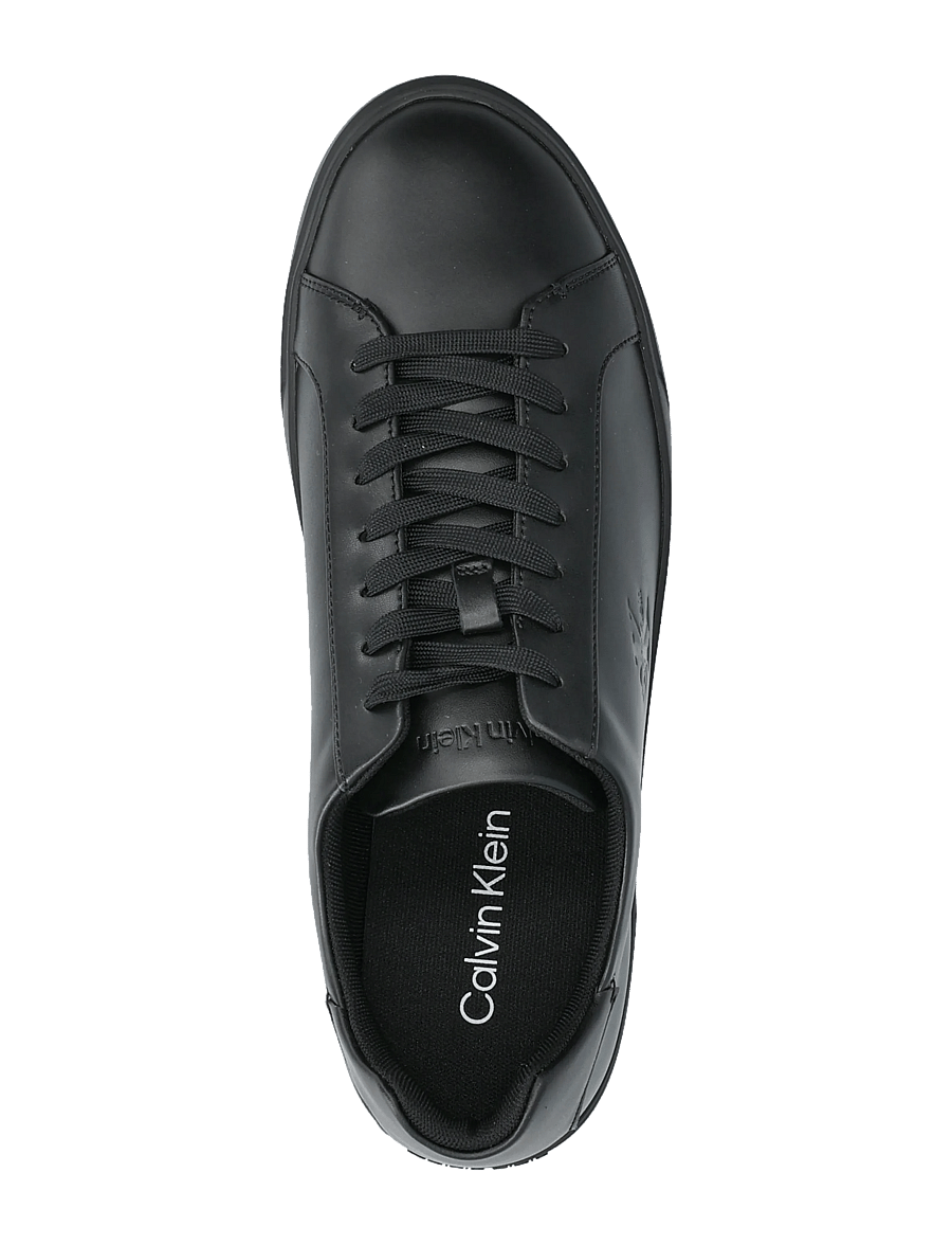 Calvin Klein - LOW PROF CUPSOLE LACEUP LTH - låga sneakers - triple black - 3