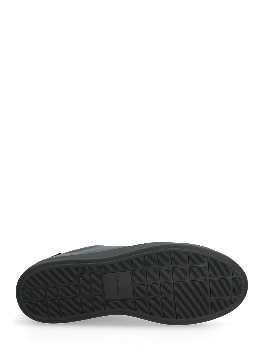 Calvin Klein - LOW PROF CUPSOLE LACEUP LTH - låga sneakers - triple black - 4