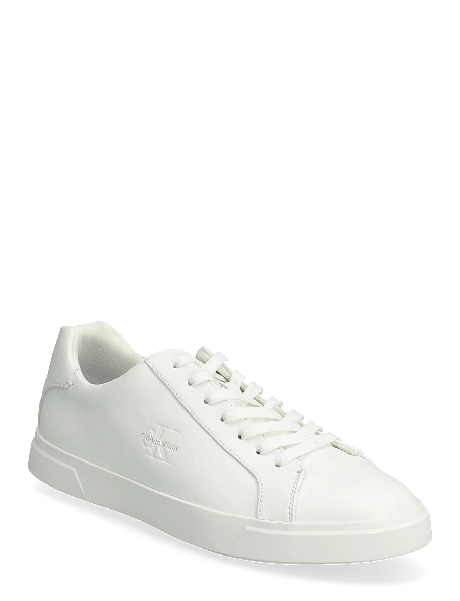 Calvin Klein - LOW PROF CUPSOLE LACEUP LTH - madala säärega - triple bright white - 0