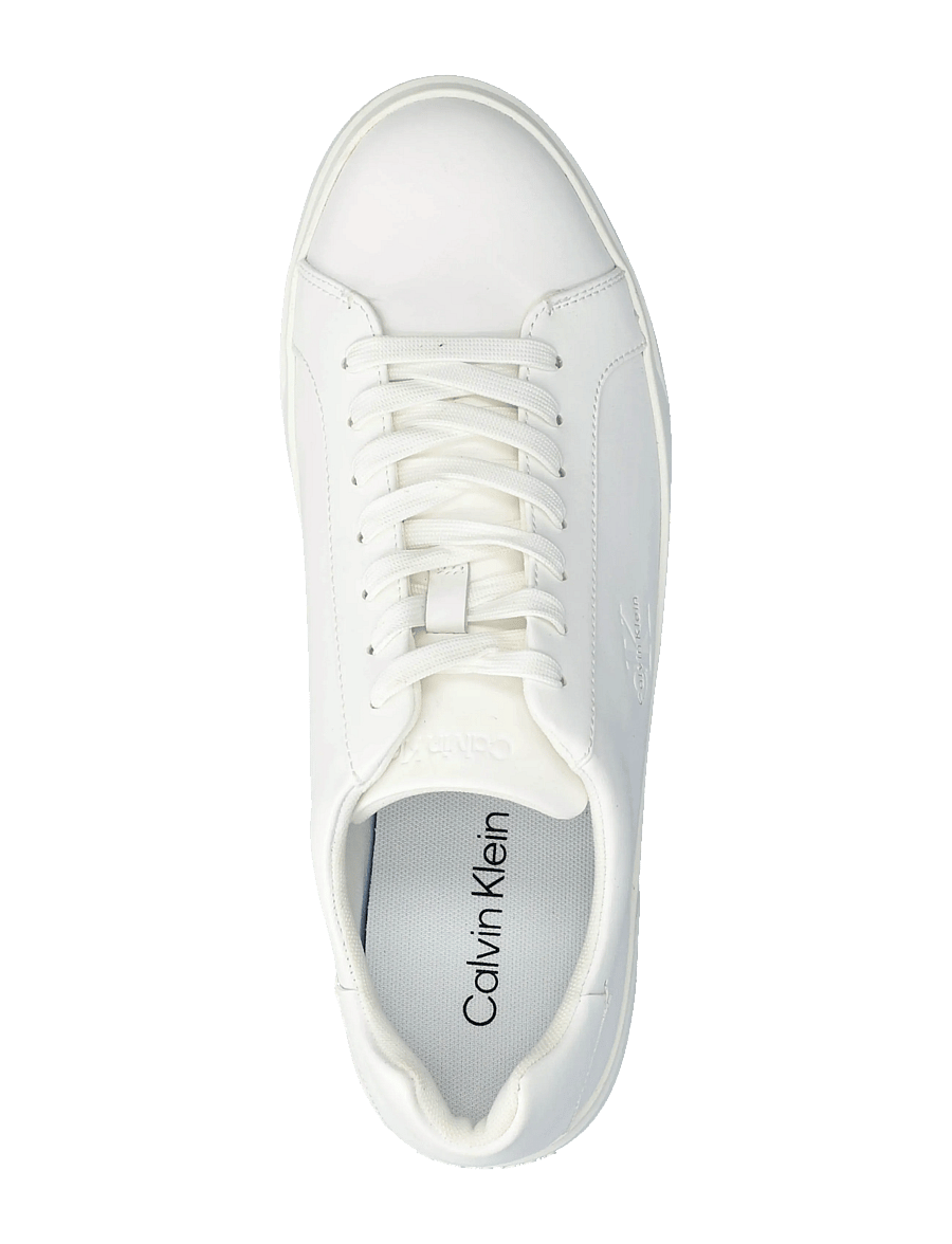 Calvin Klein - LOW PROF CUPSOLE LACEUP LTH - madala säärega - triple bright white - 3