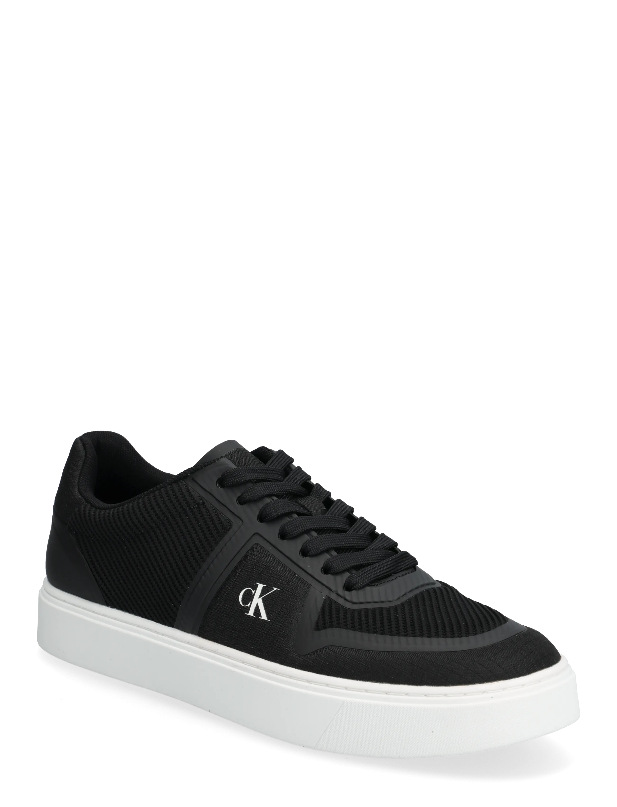 Calvin Klein CLASSIC CUPS LACEUP KNIT - Sneakers - CK BLACK / black