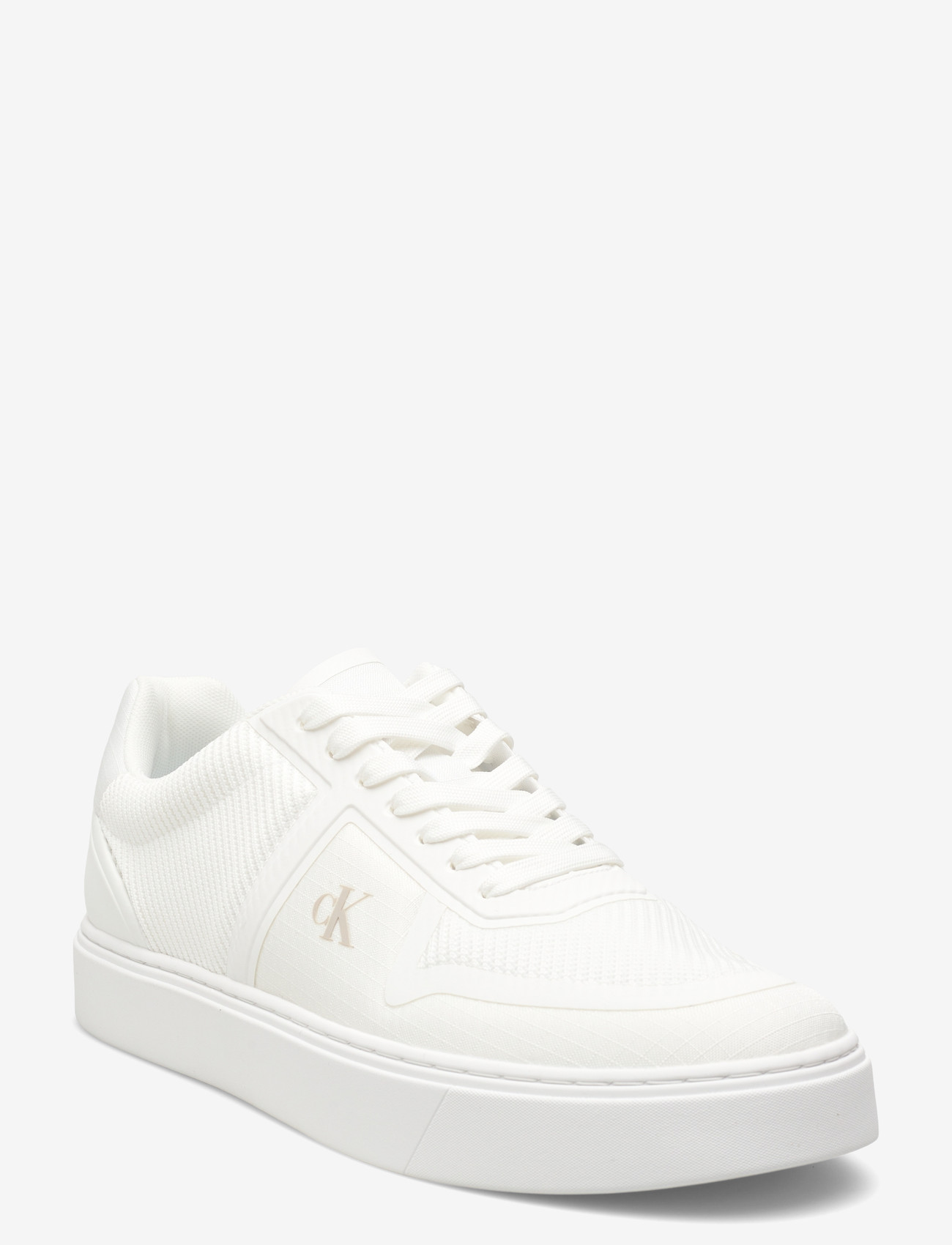 Calvin Klein - CLASSIC CUPS LACEUP KNIT - madala säärega tossud - triple bright white - 0