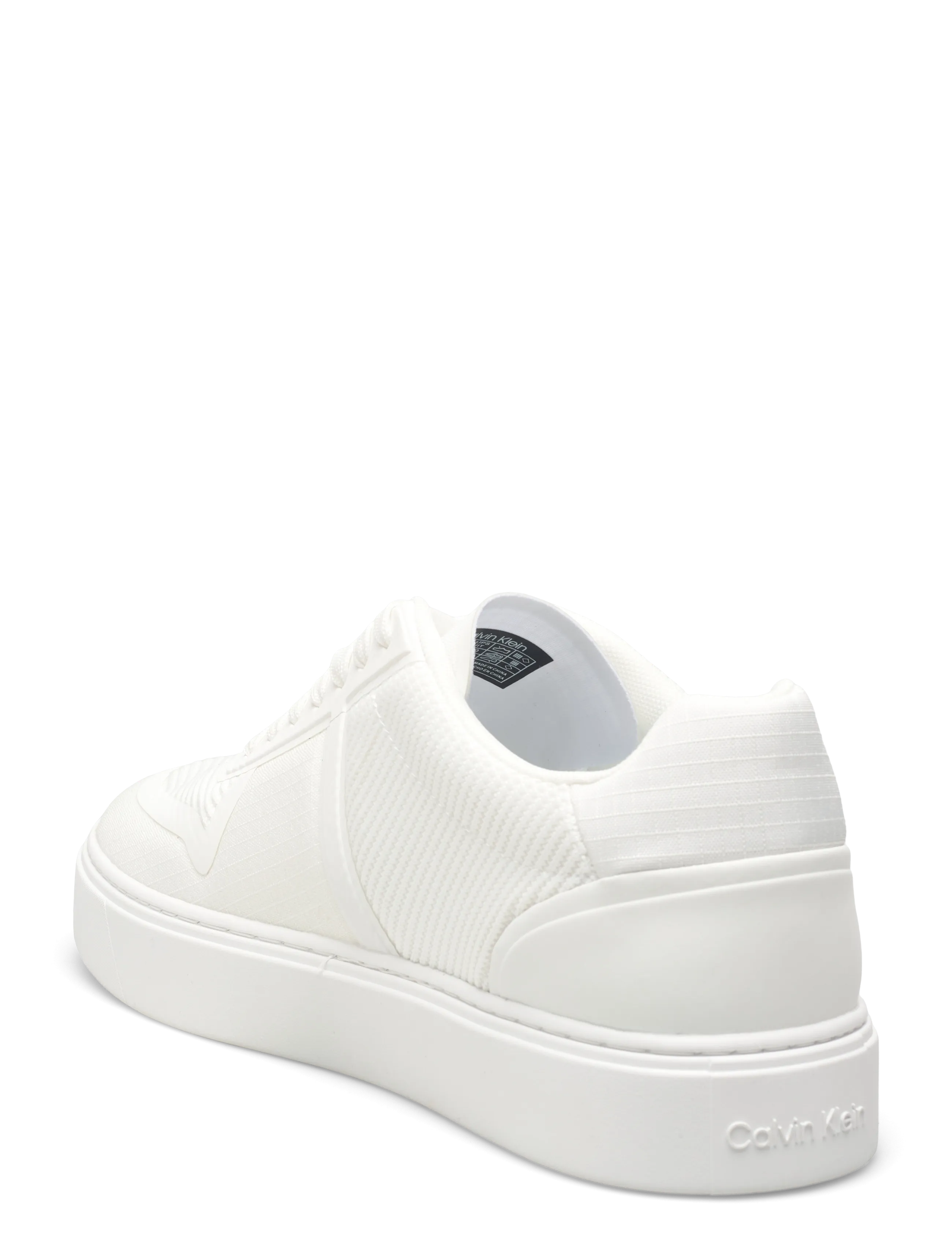 Calvin Klein - CLASSIC CUPS LACEUP KNIT - lave sneakers - triple bright white - 2