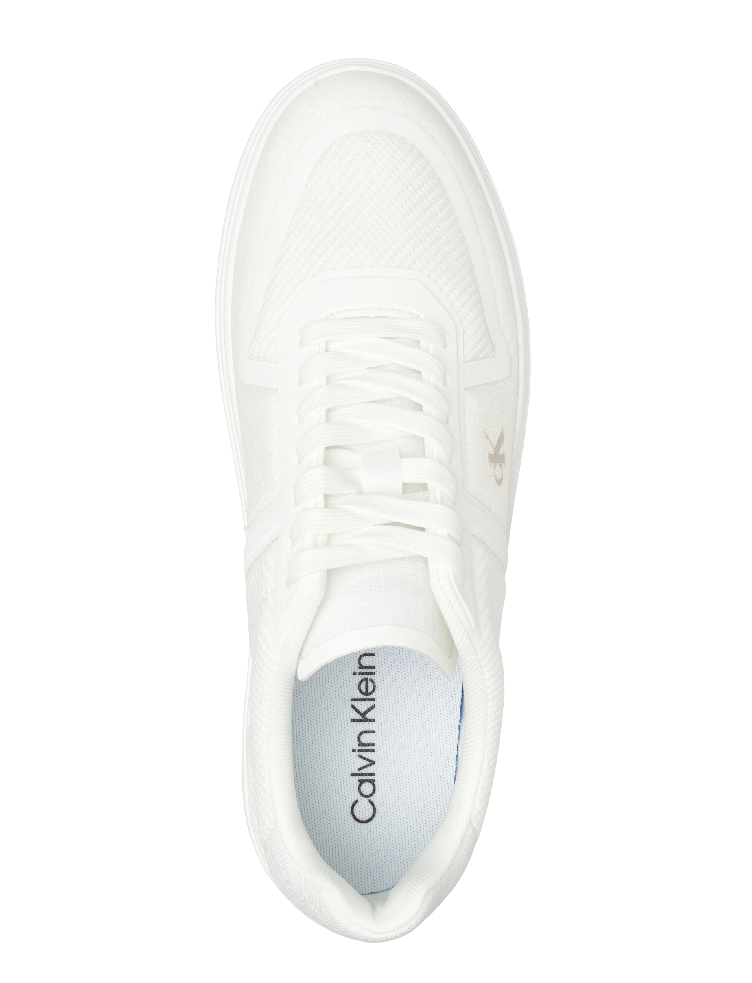 Calvin Klein - CLASSIC CUPS LACEUP KNIT - lave sneakers - triple bright white - 3