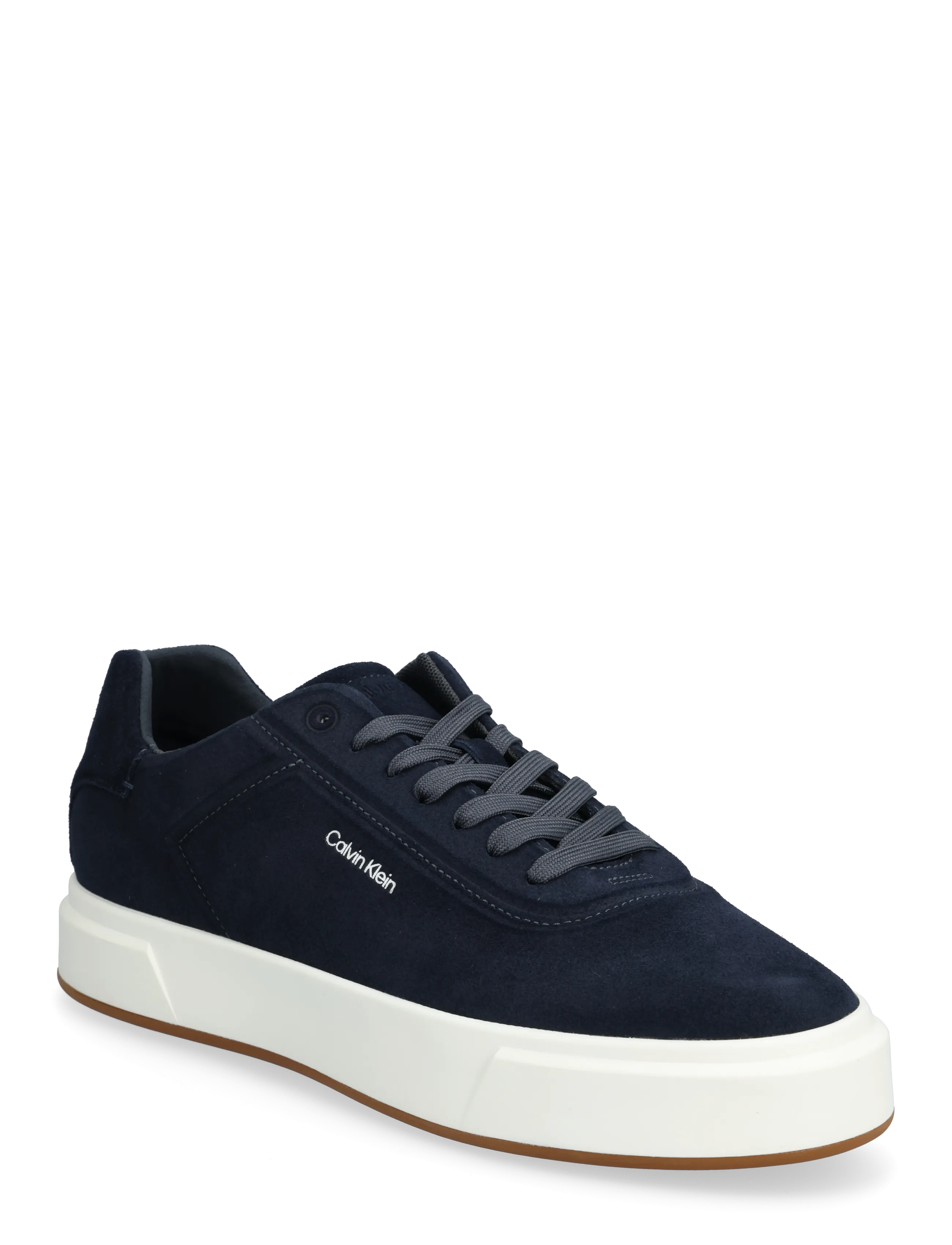 Calvin Klein BASKET CUPSOLE OXF LUP HF SU - Sneakers - CK NAVY BRIGHT WHITE HONEY / navy