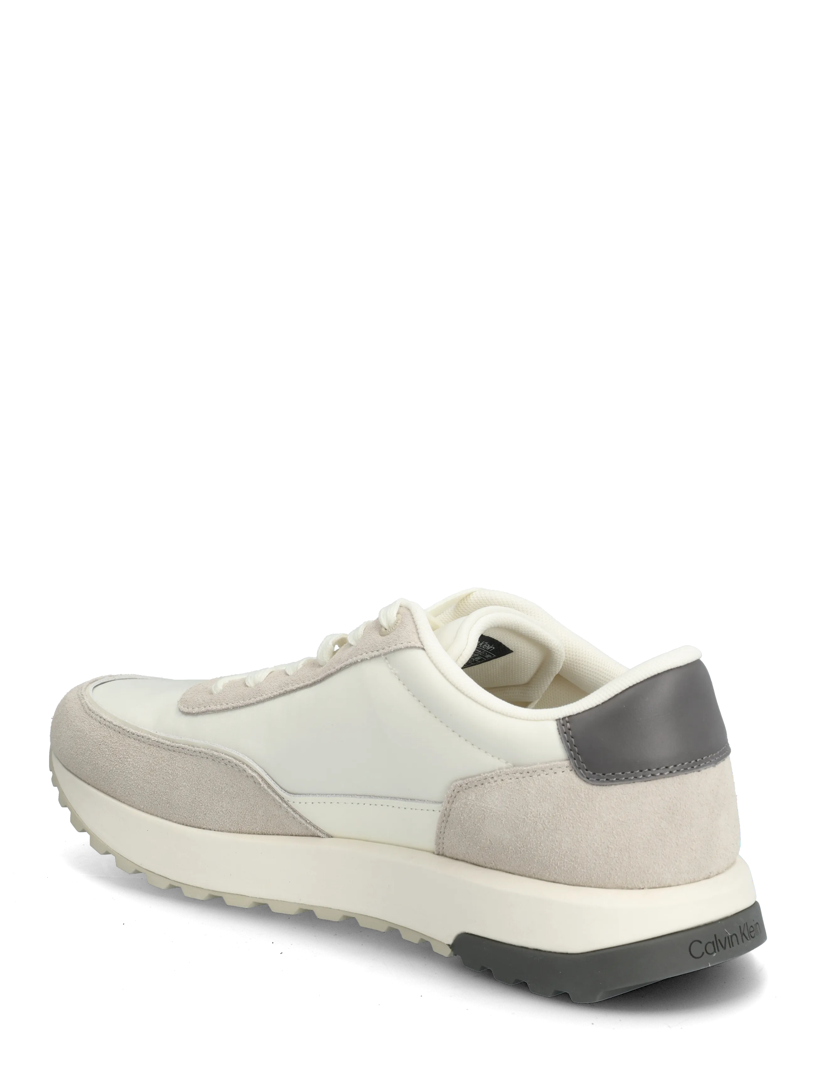 Calvin Klein - CITY RUNNER LACEUP NY MIX - lave sneakers - feather gray marshmallow granite - 2
