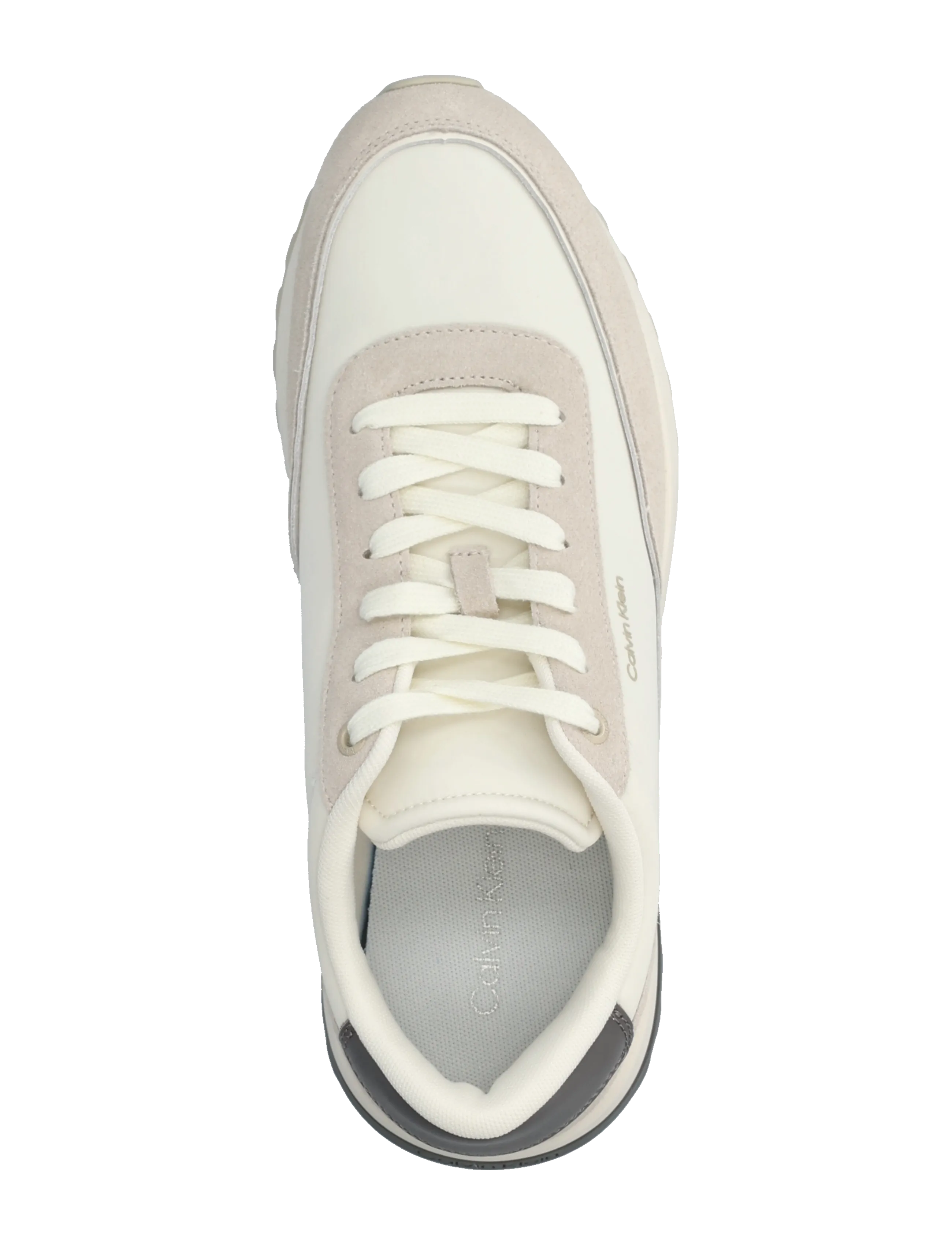 Calvin Klein - CITY RUNNER LACEUP NY MIX - lave sneakers - feather gray marshmallow granite - 3