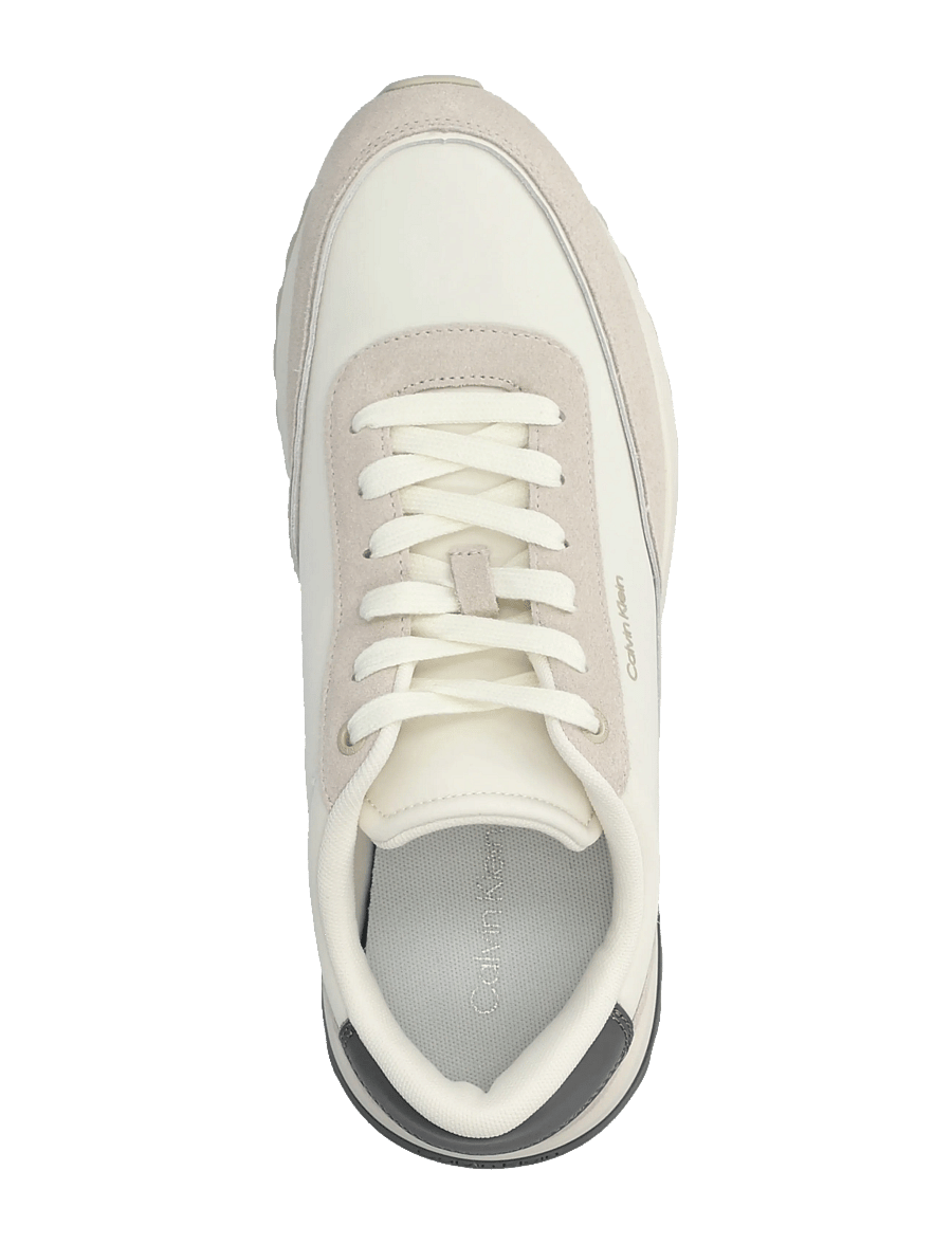 Calvin Klein - CITY RUNNER LACEUP NY MIX - lave sneakers - feather gray marshmallow granite - 3