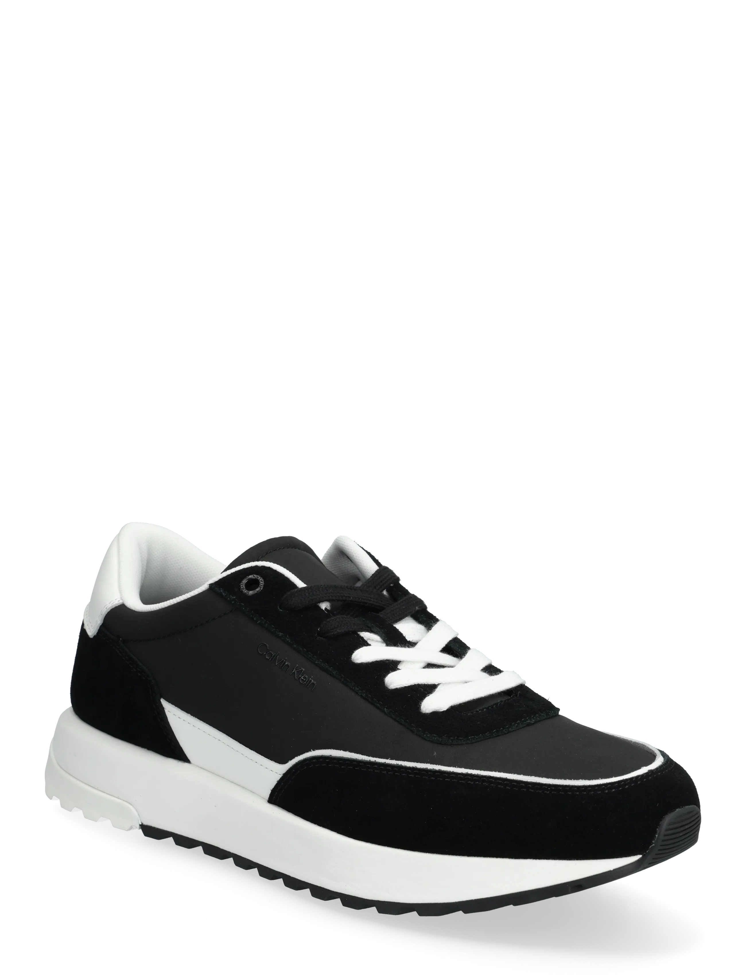 Calvin Klein CITY RUNNER LACEUP NY MIX - Sneakers - BLACK BRIGHT WHITE / black