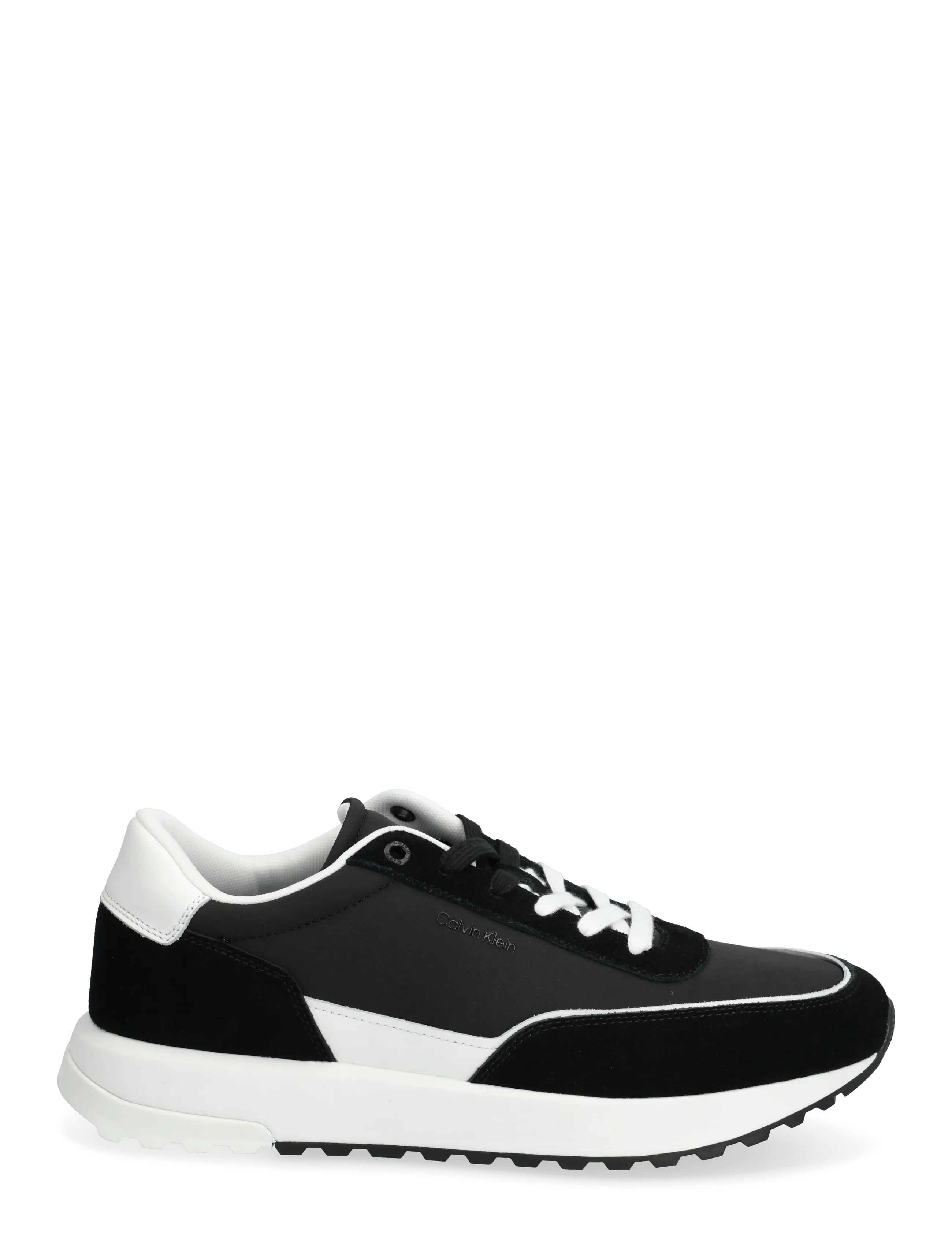 Calvin Klein - CITY RUNNER LACEUP NY MIX - lave sneakers - black bright white - 1