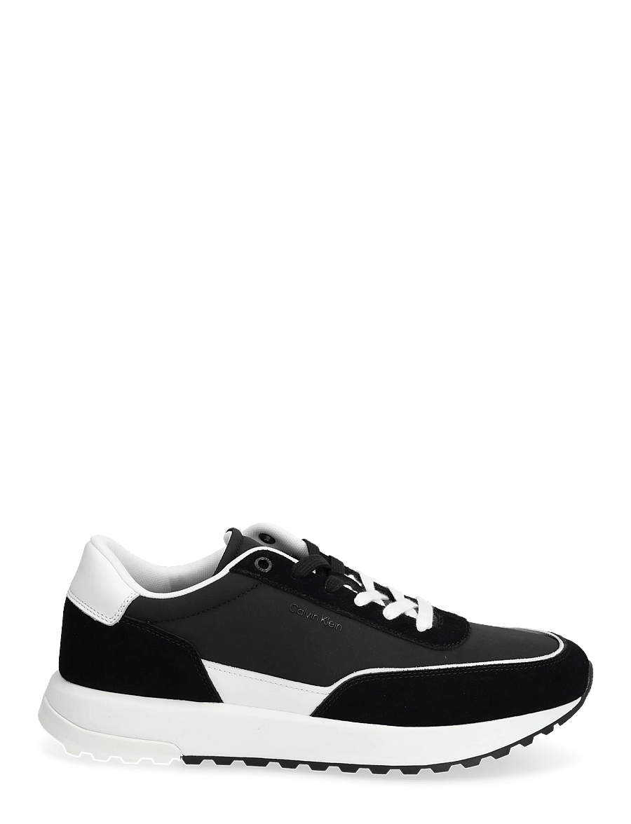 Calvin Klein - CITY RUNNER LACEUP NY MIX - lave sneakers - black bright white - 1