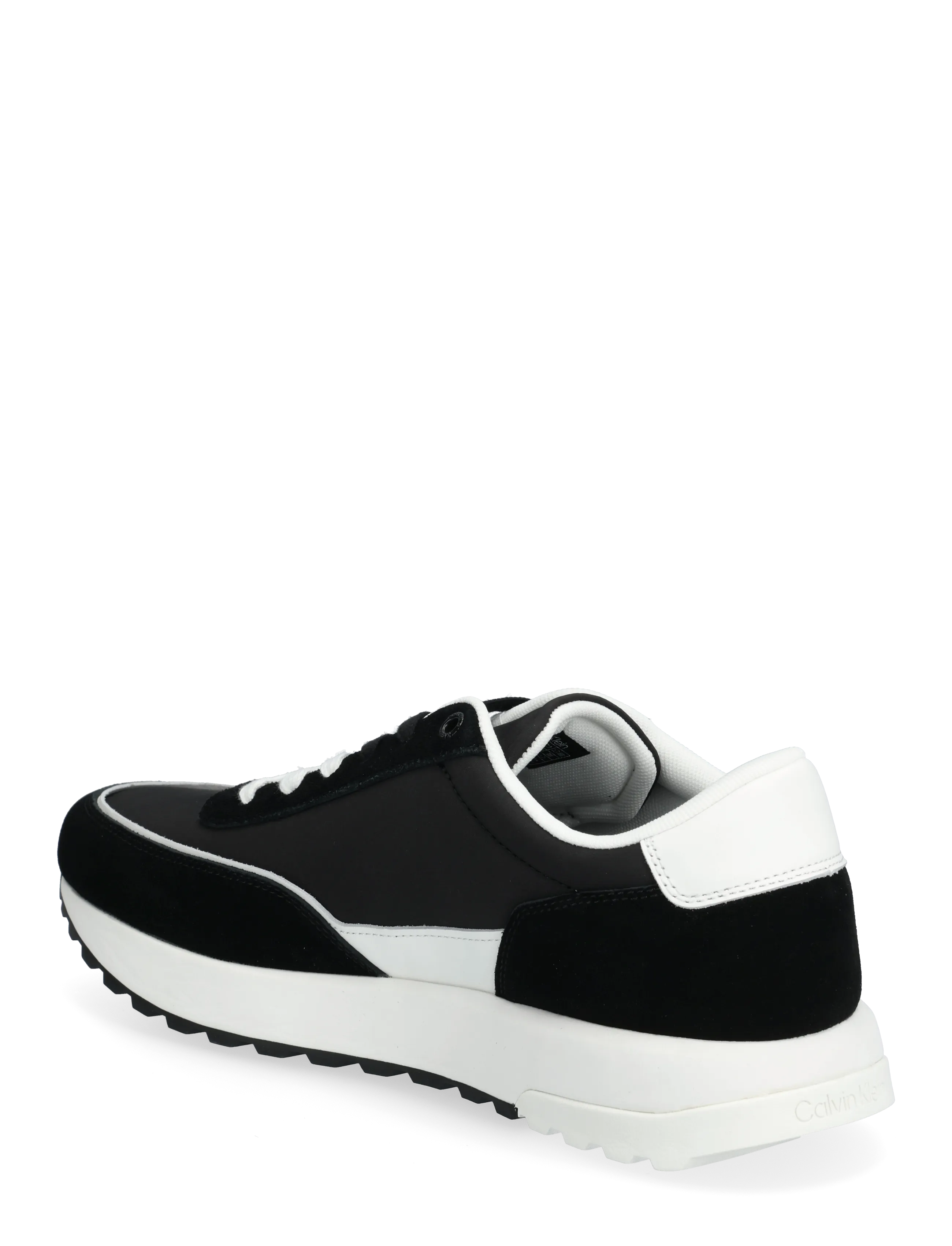 Calvin Klein - CITY RUNNER LACEUP NY MIX - lave sneakers - black bright white - 2
