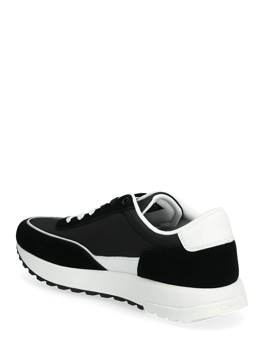 Calvin Klein - CITY RUNNER LACEUP NY MIX - lave sneakers - black bright white - 2