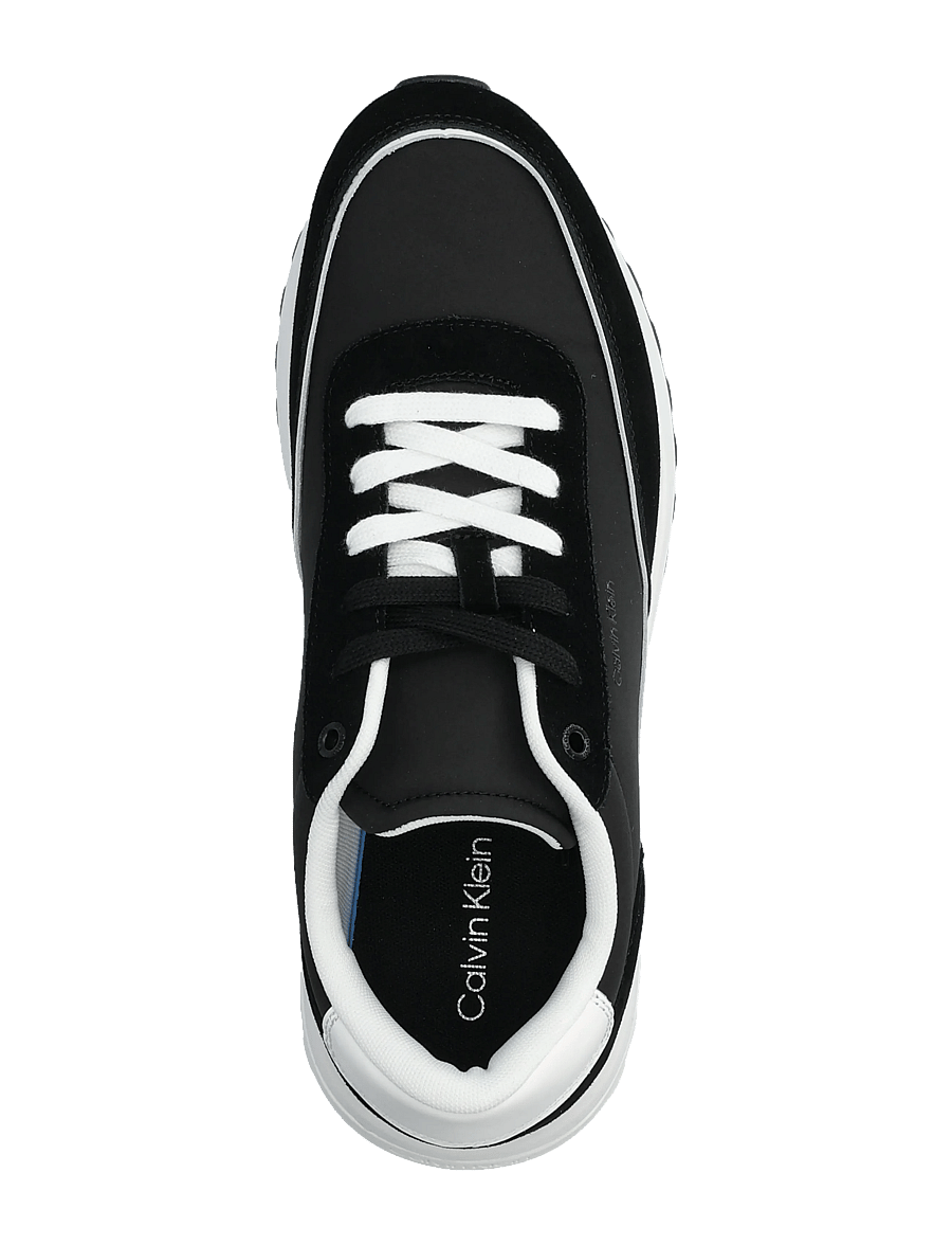 Calvin Klein - CITY RUNNER LACEUP NY MIX - lave sneakers - black bright white - 3