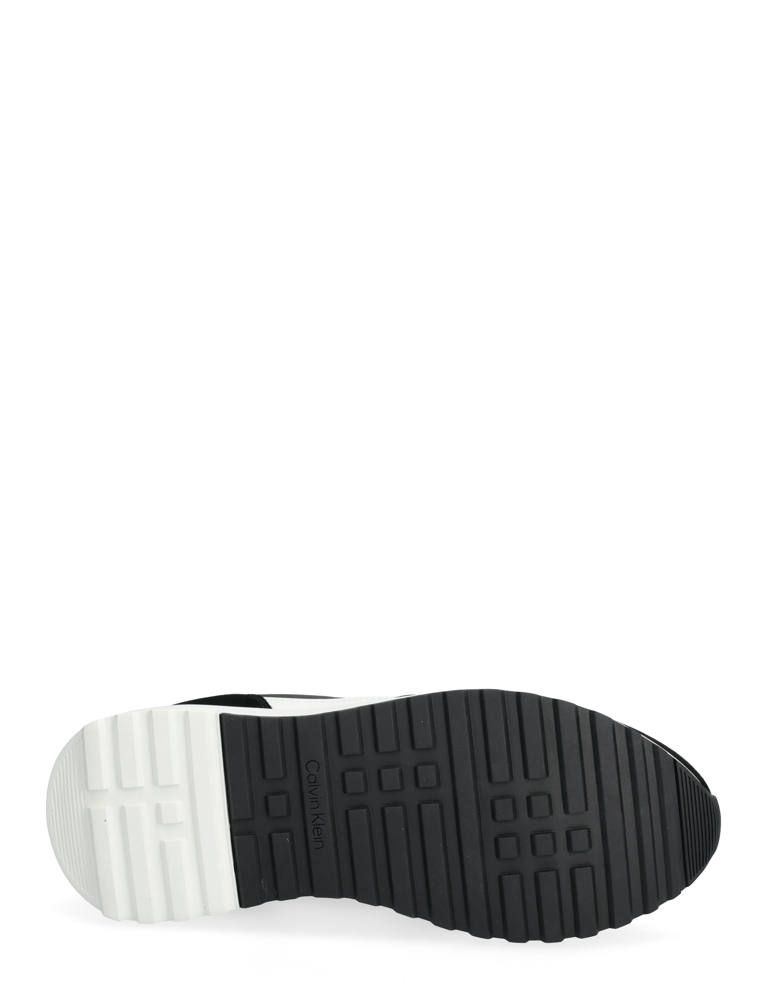 Calvin Klein - CITY RUNNER LACEUP NY MIX - lave sneakers - black bright white - 4