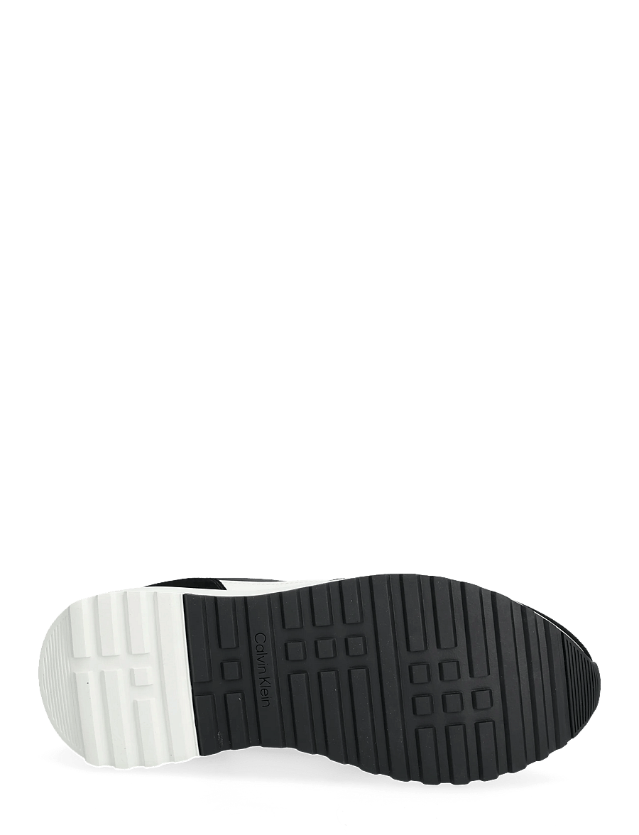 Calvin Klein - CITY RUNNER LACEUP NY MIX - lave sneakers - black bright white - 4