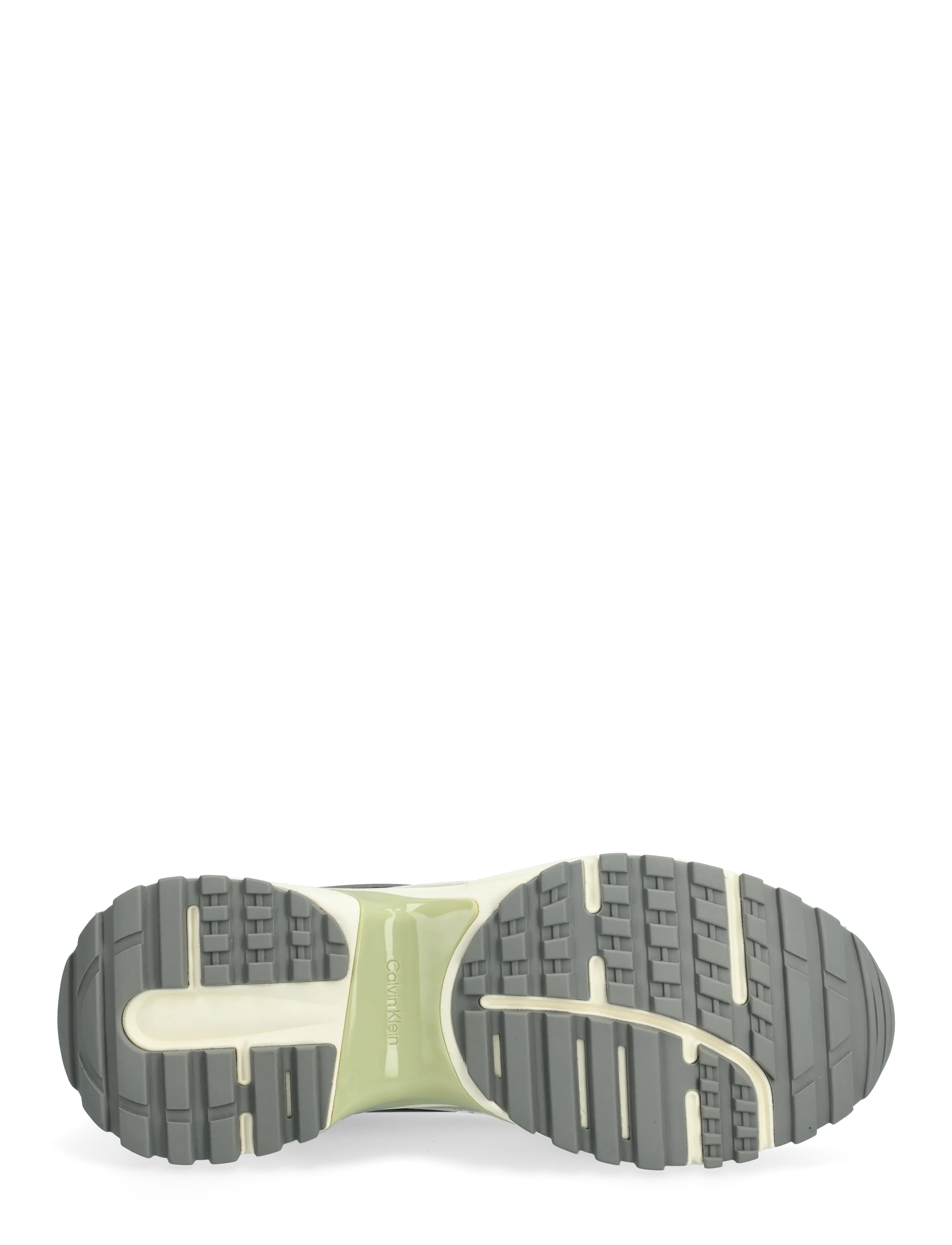 Calvin Klein - HIKE RUNNER LACEUP STRIP M-LT - lave sneakers - oatmeal granite gray sage green - 4