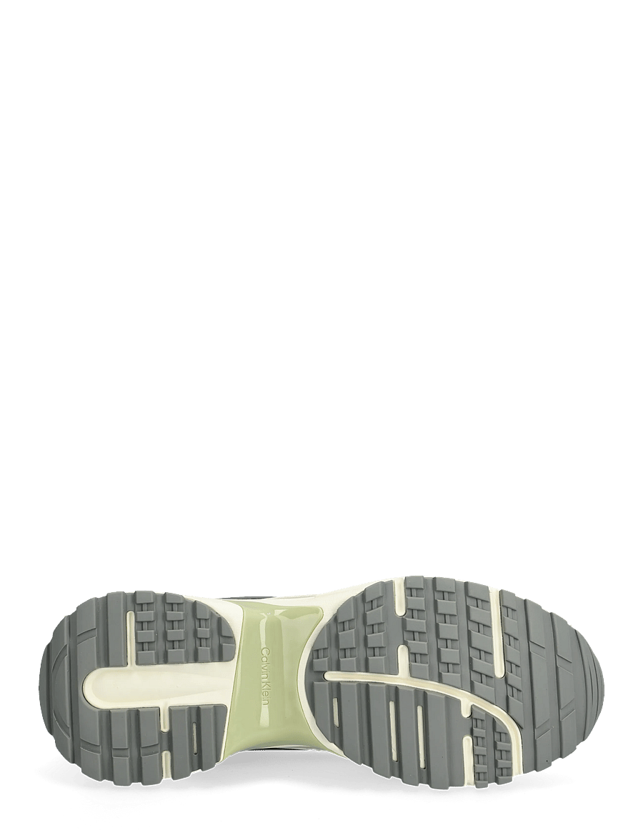 Calvin Klein - HIKE RUNNER LACEUP STRIP M-LT - low tops - oatmeal granite gray sage green - 4