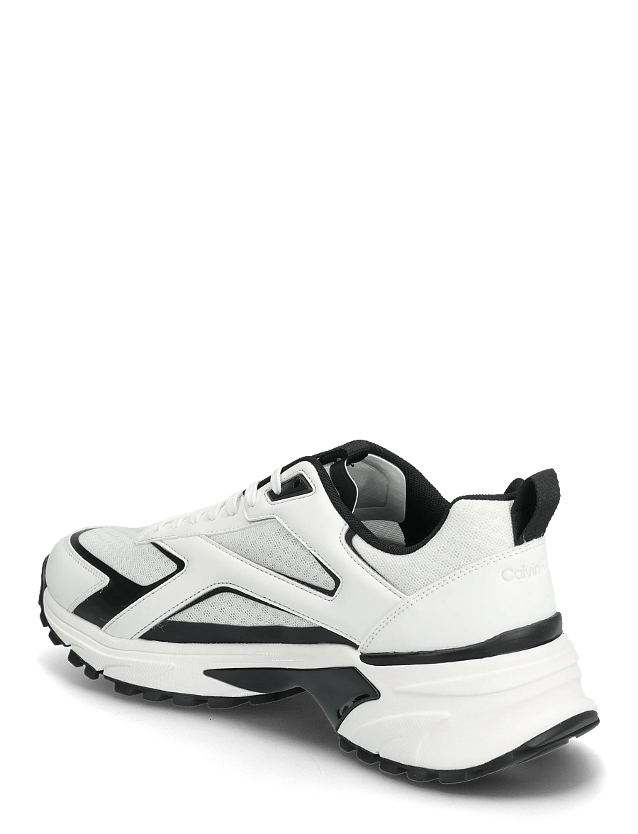 Calvin Klein - HIKE RUNNER LACEUP STRIP M-LT - lave sneakers - bright white black - 2
