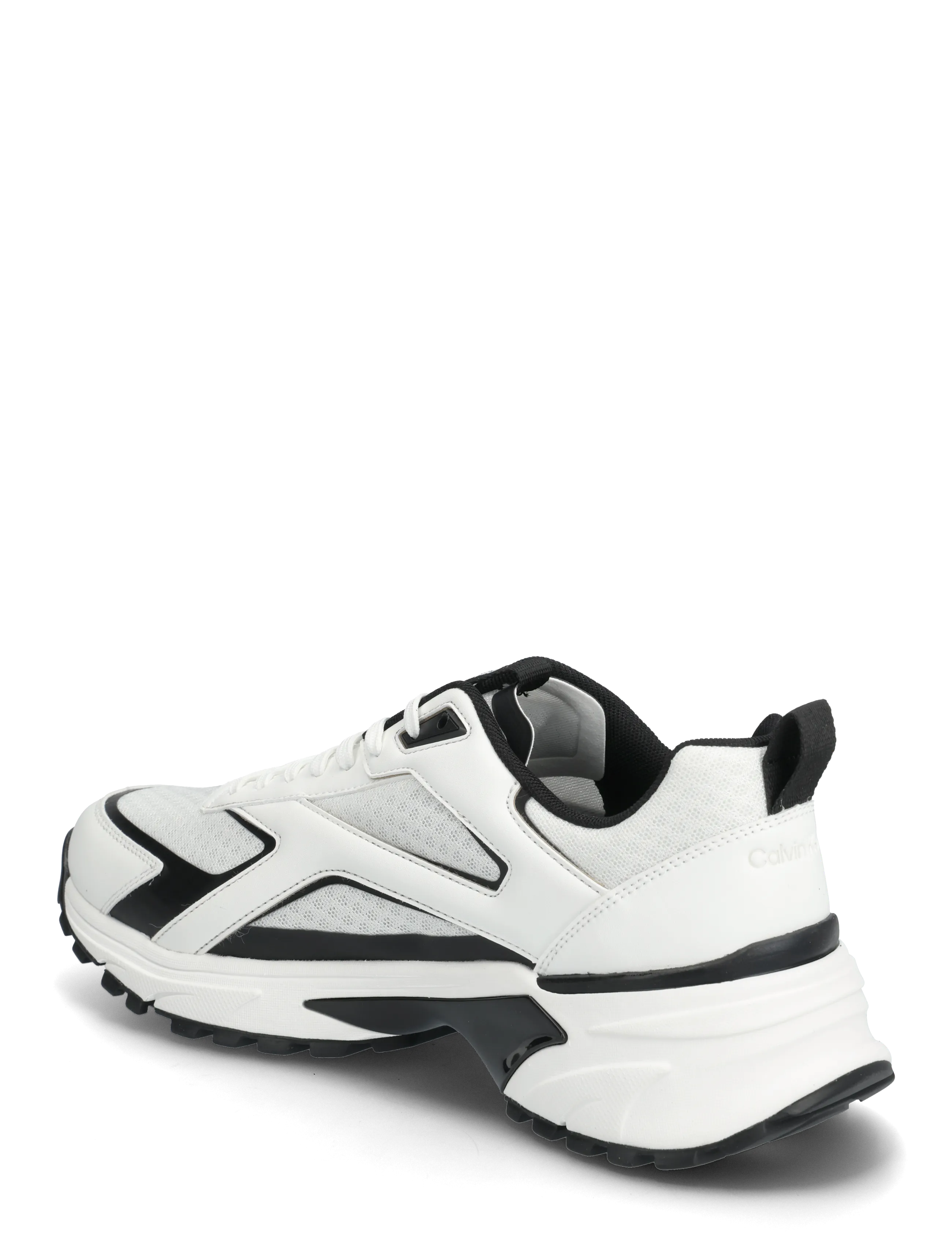 Calvin Klein - HIKE RUNNER LACEUP STRIP M-LT - lave sneakers - bright white black - 2