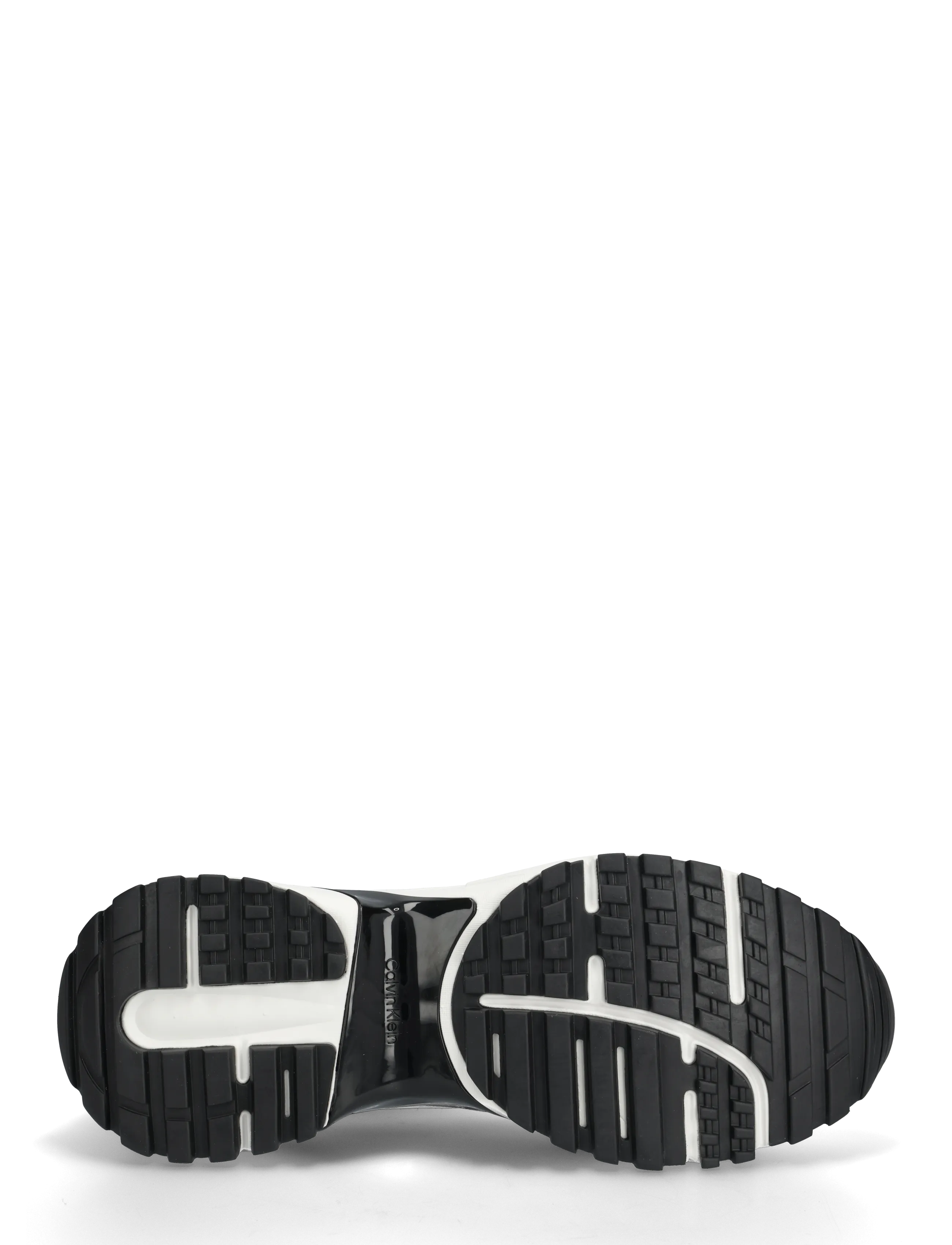 Calvin Klein - HIKE RUNNER LACEUP STRIP M-LT - lave sneakers - bright white black - 4