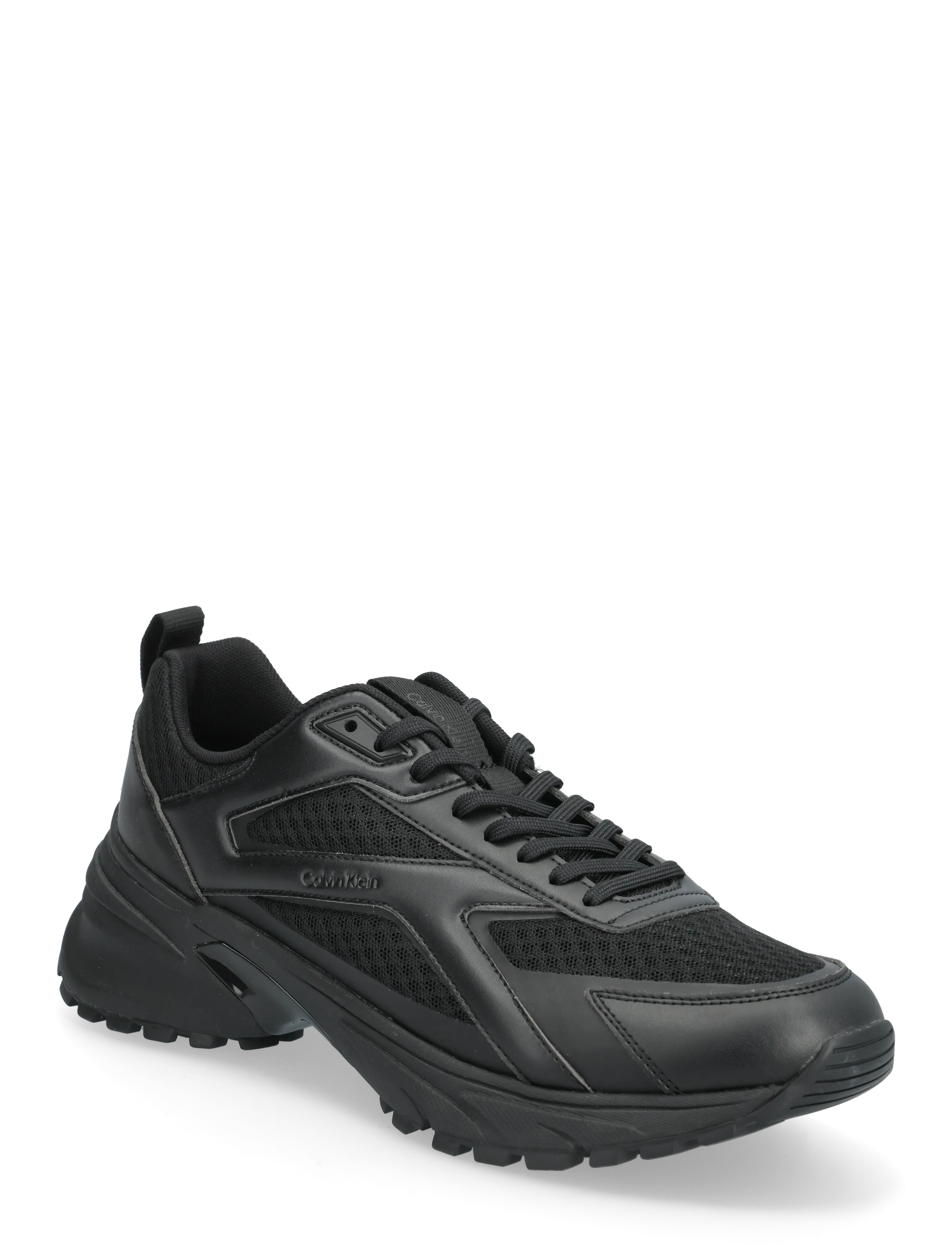 Calvin Klein HIKE RUNNER LACEUP STRIP M-LT - Sko - TRIPLE BLACK / black
