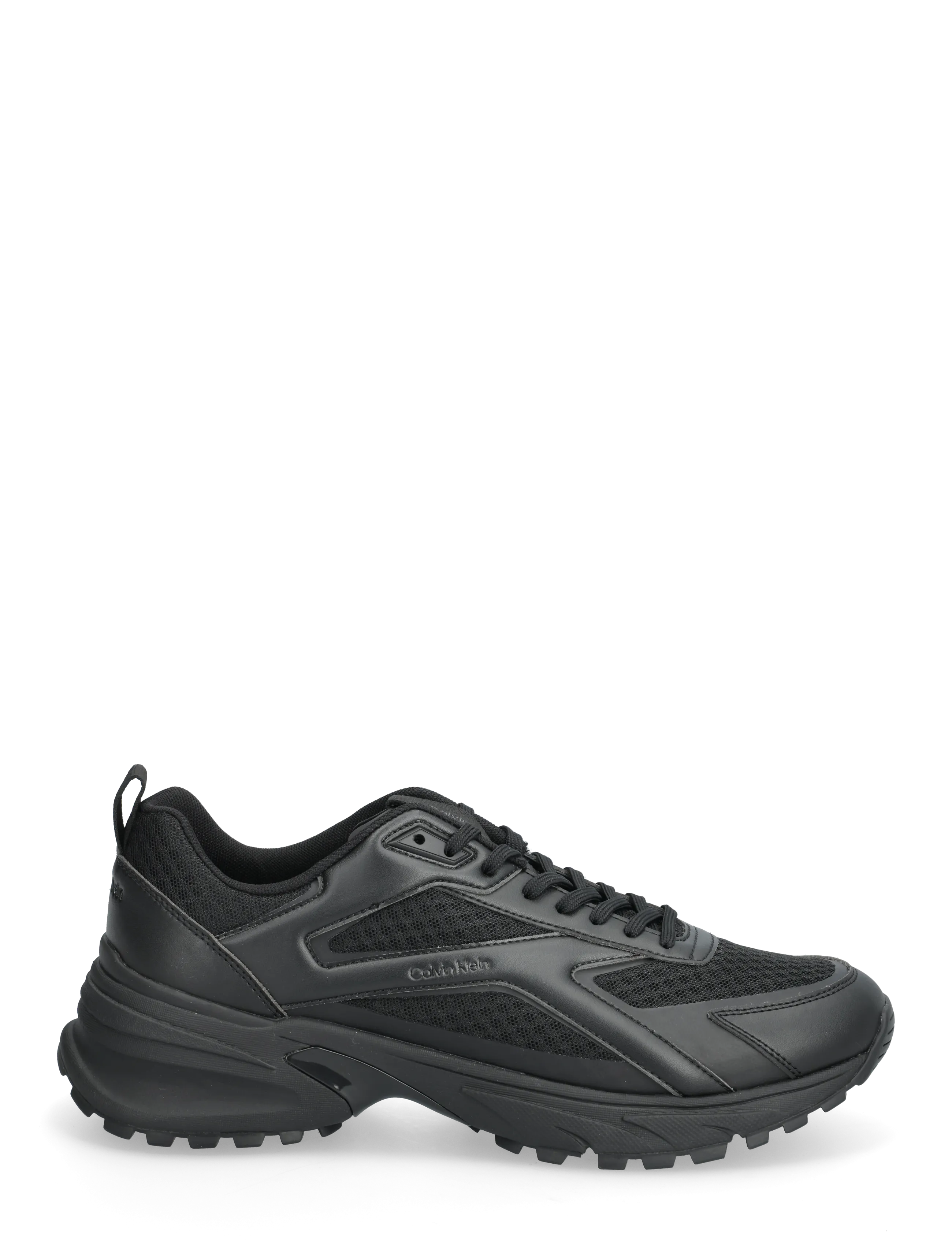 Calvin Klein - HIKE RUNNER LACEUP STRIP M-LT - lave sneakers - triple black - 1