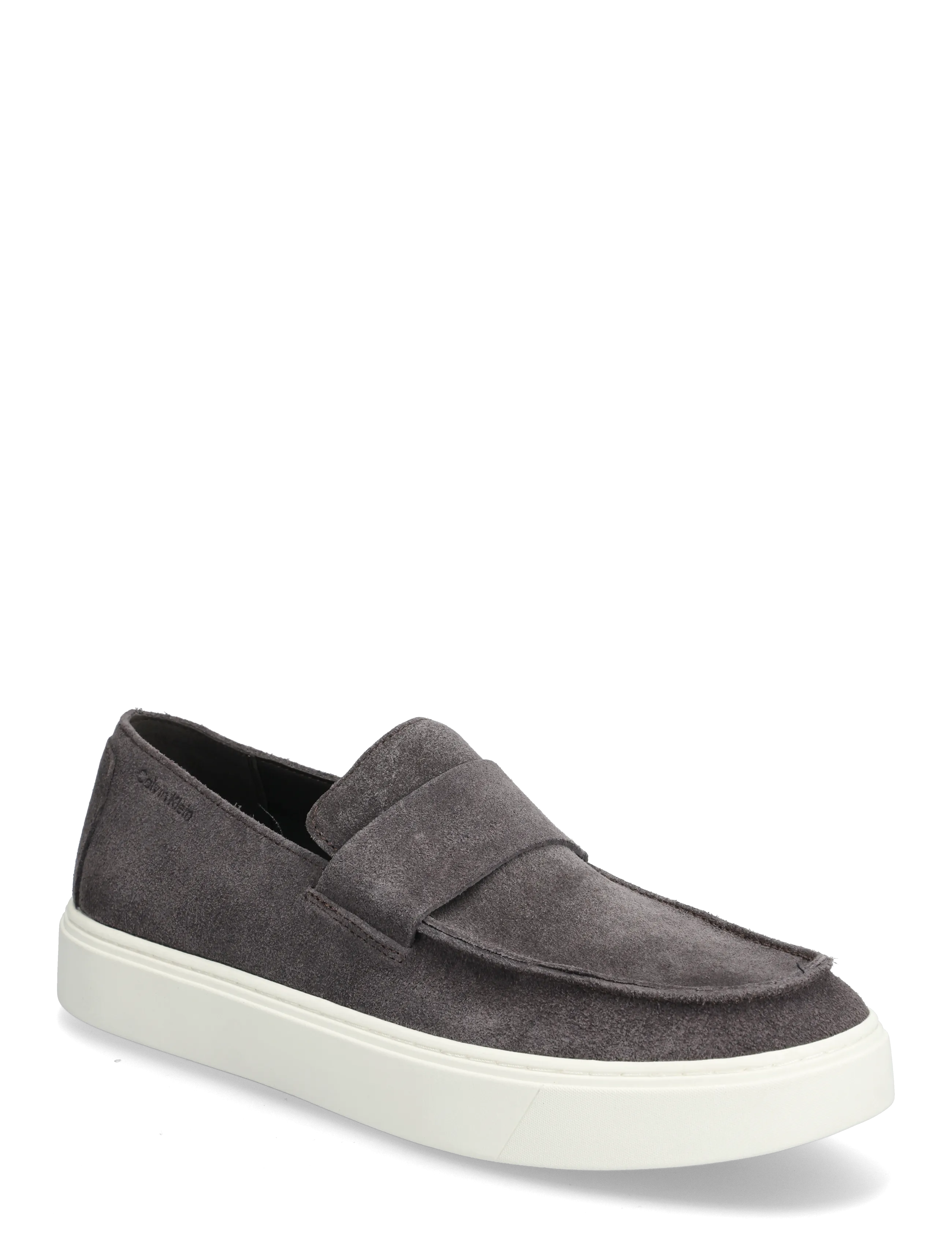 Calvin Klein HYBRID CLEAN CUP LOAFER BAND SU - Skór - TURKISH COFFEE / grey