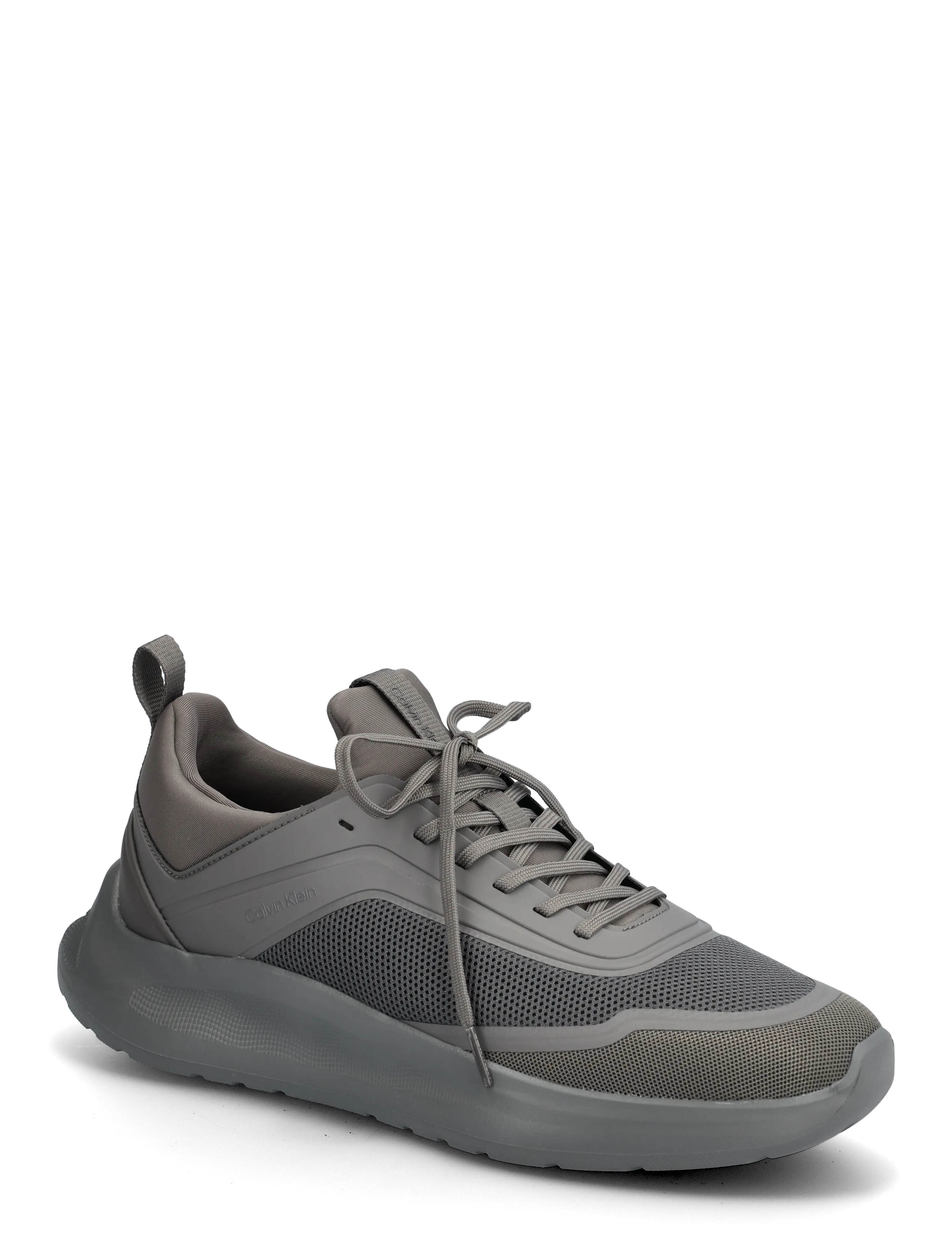 Calvin Klein LIGHT EVA RUN LACE SOCK MM - Sneakers - GRANITE ROAD / grey