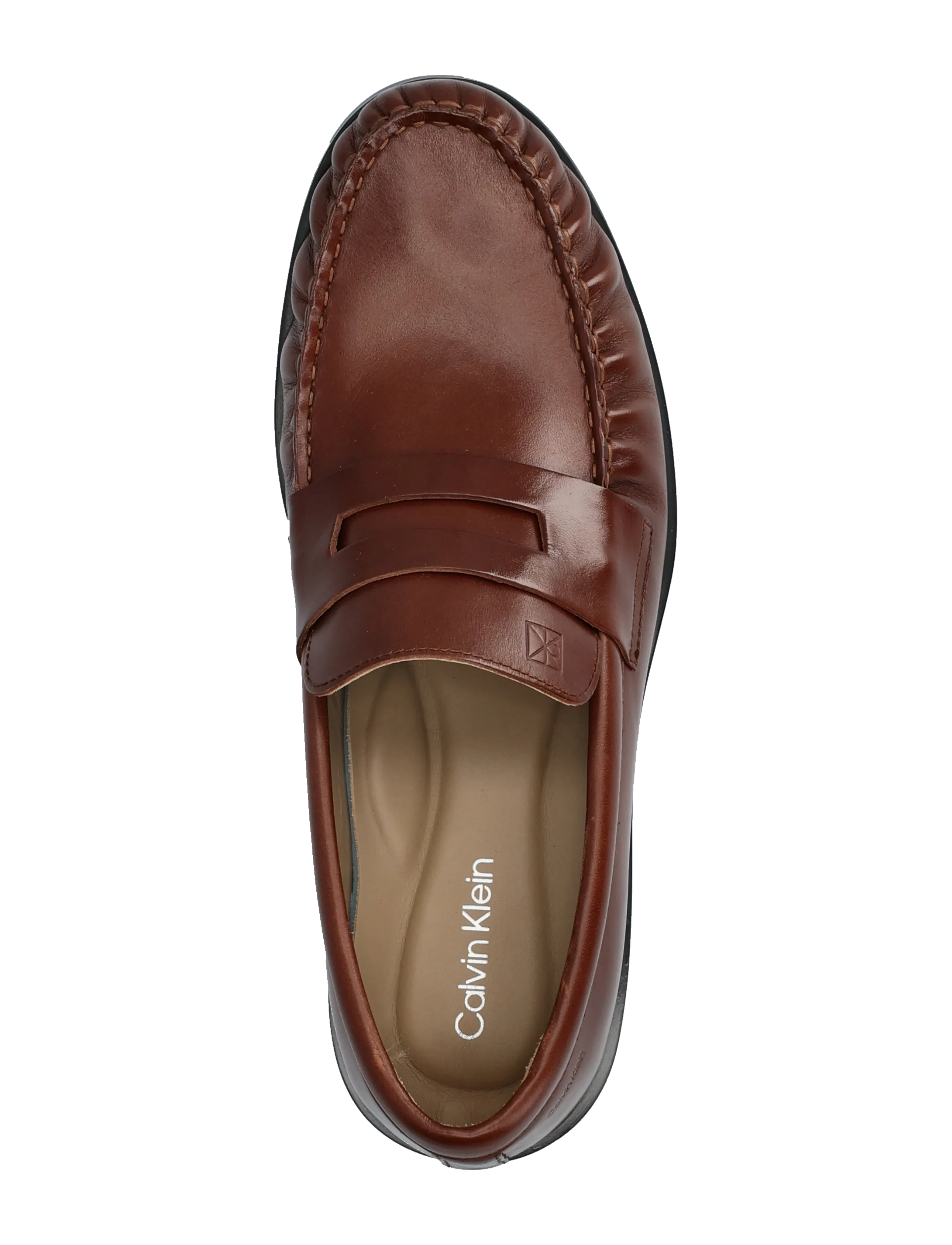 Calvin Klein - ESS RUBBER LOAFER WR POL LTH - loafers - sorrel horse - 3