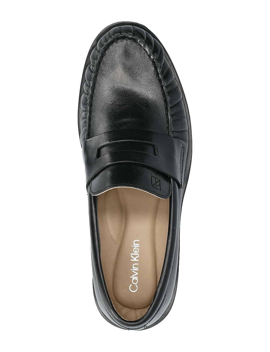 Calvin Klein - ESS RUBBER LOAFER WR POL LTH - loafers - triple black - 3