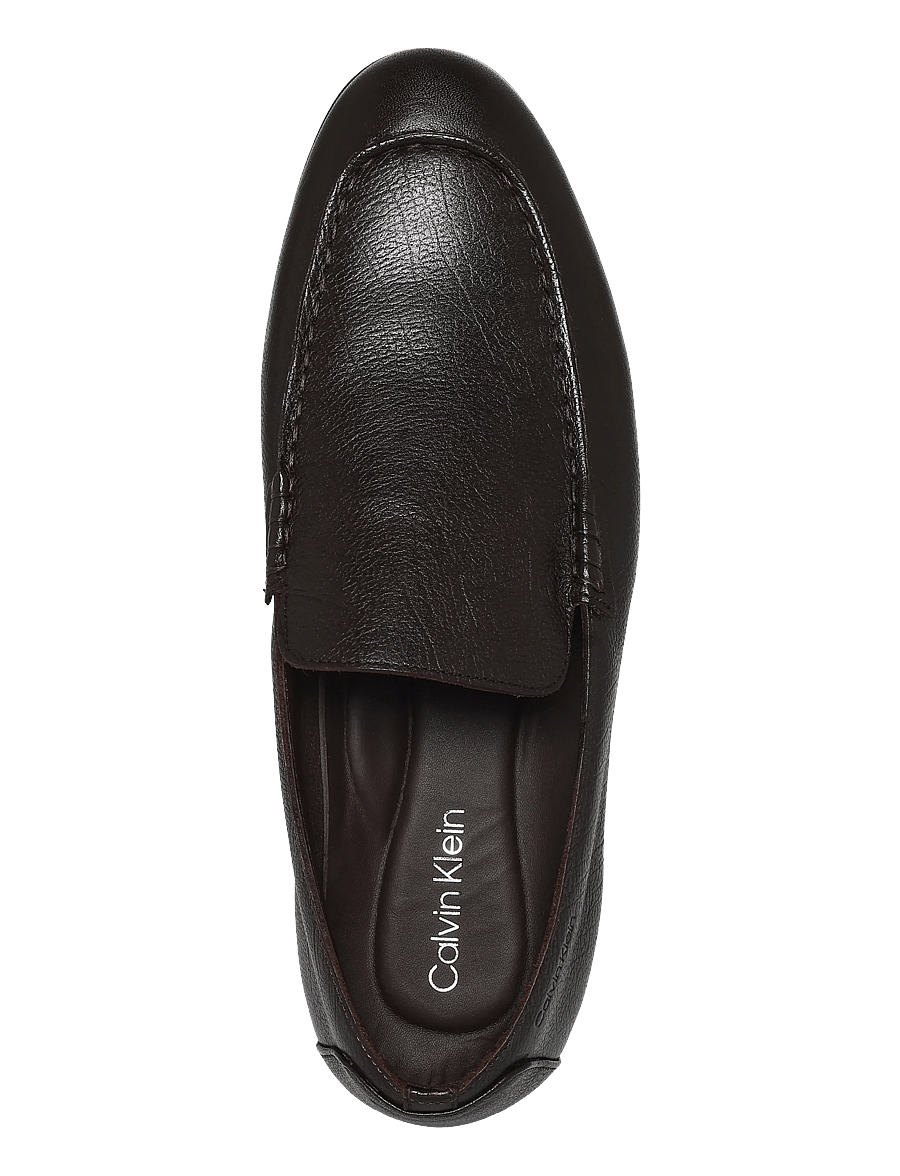 Calvin Klein - LOW PROF LOAFER TXT LTH - moc toe sko - turkish coffee - 3