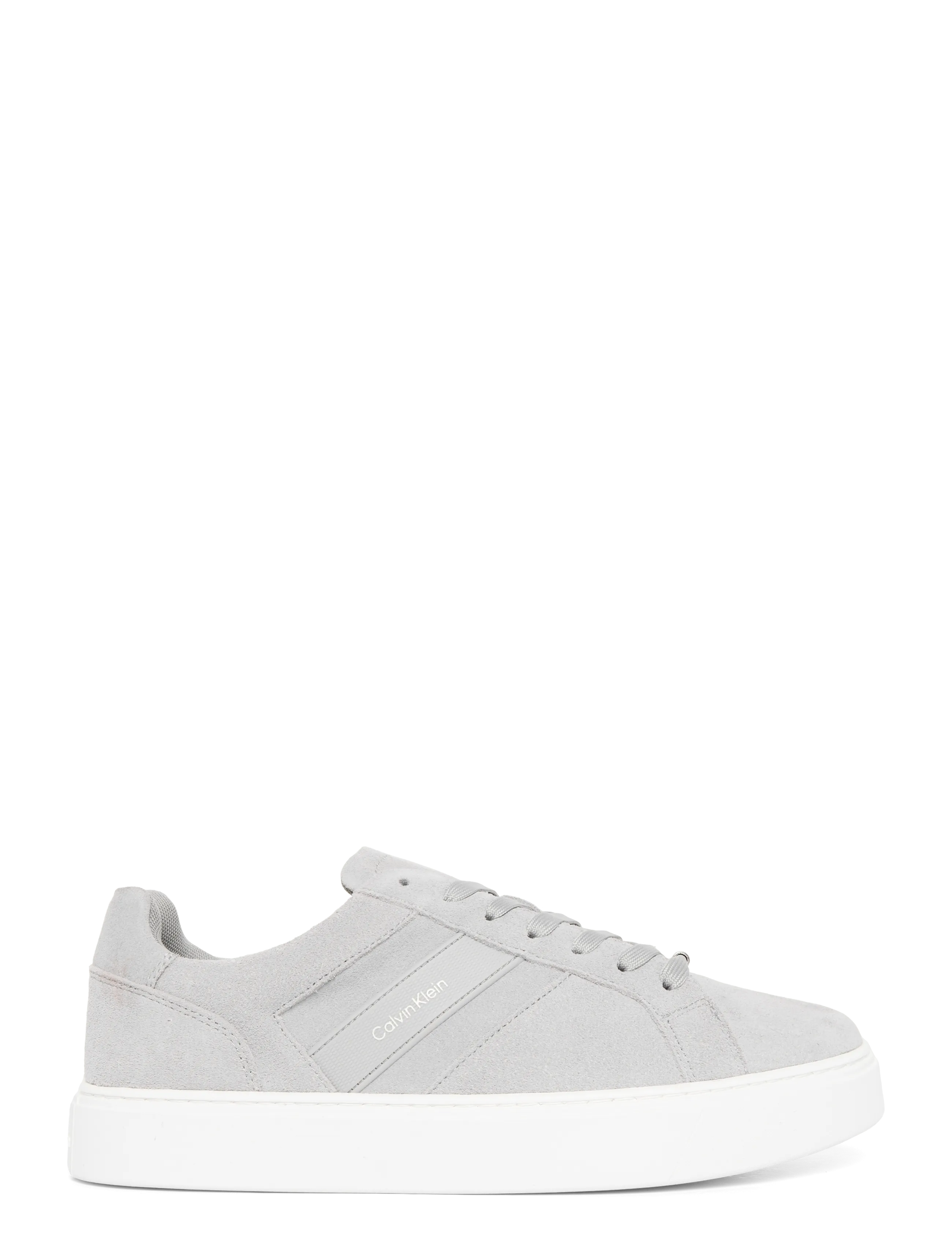 Calvin Klein - CLASSIC CUPS LACEUP TAPE SU - lave sneakers - formal grey off white - 2
