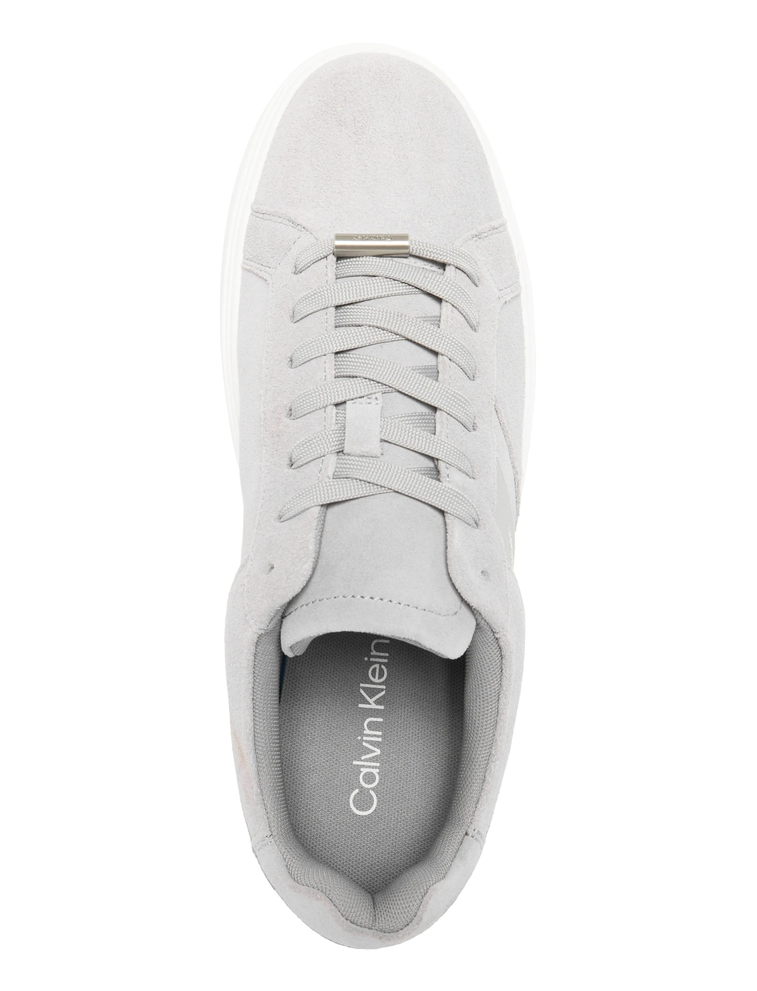 Calvin Klein - CLASSIC CUPS LACEUP TAPE SU - lave sneakers - formal grey off white - 3