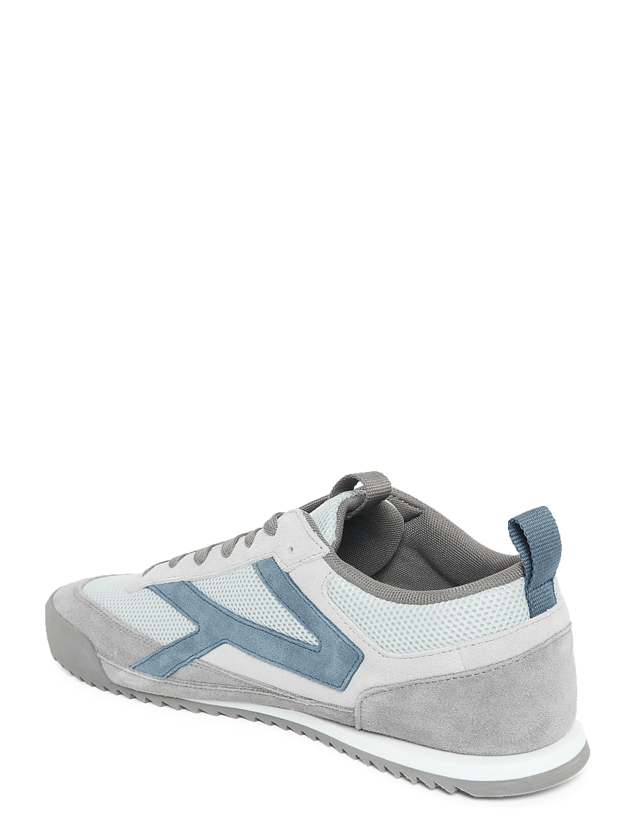 Calvin Klein - LOW PRO RUNNER MIX MAT - low-top sneaker - granite gray formal grey navy teal - 1