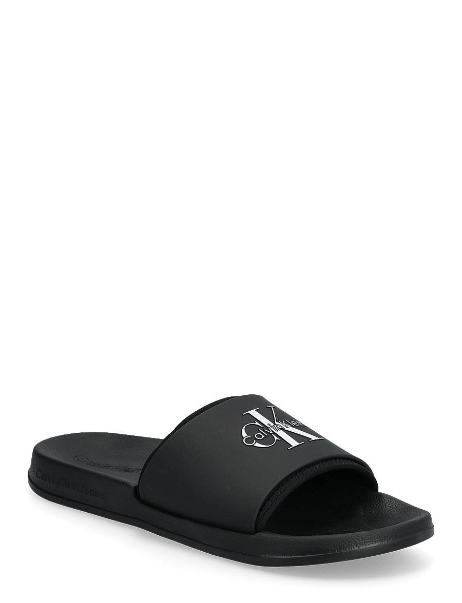 Calvin Klein - ESS SLIDE RUBBER NEOPRENE - badesandaler - triple black - 0