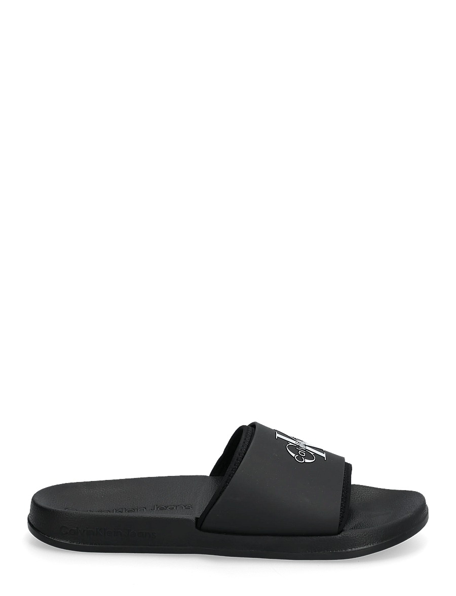 Calvin Klein - ESS SLIDE RUBBER NEOPRENE - badesandaler - triple black - 1