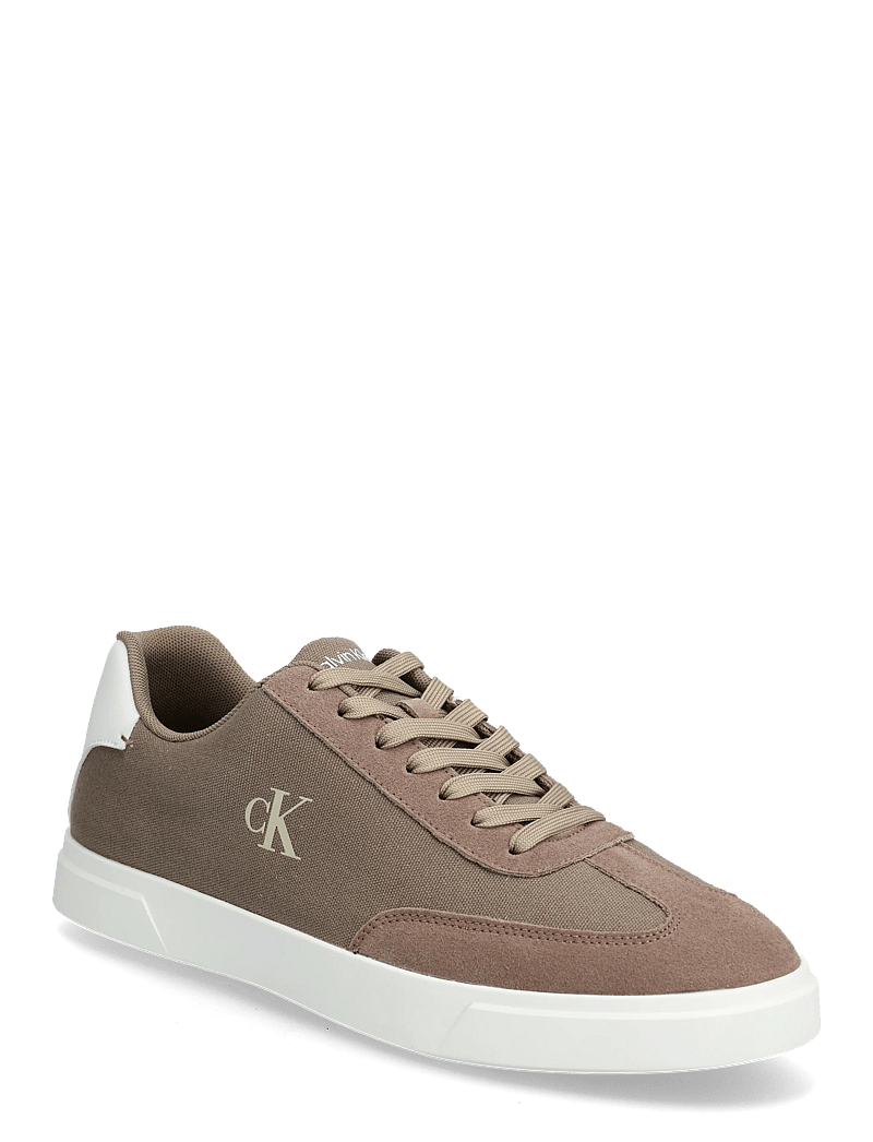 Calvin Klein - LOW PROF CUPSOLE CV - lave sneakers - desert taupe bright white - 0