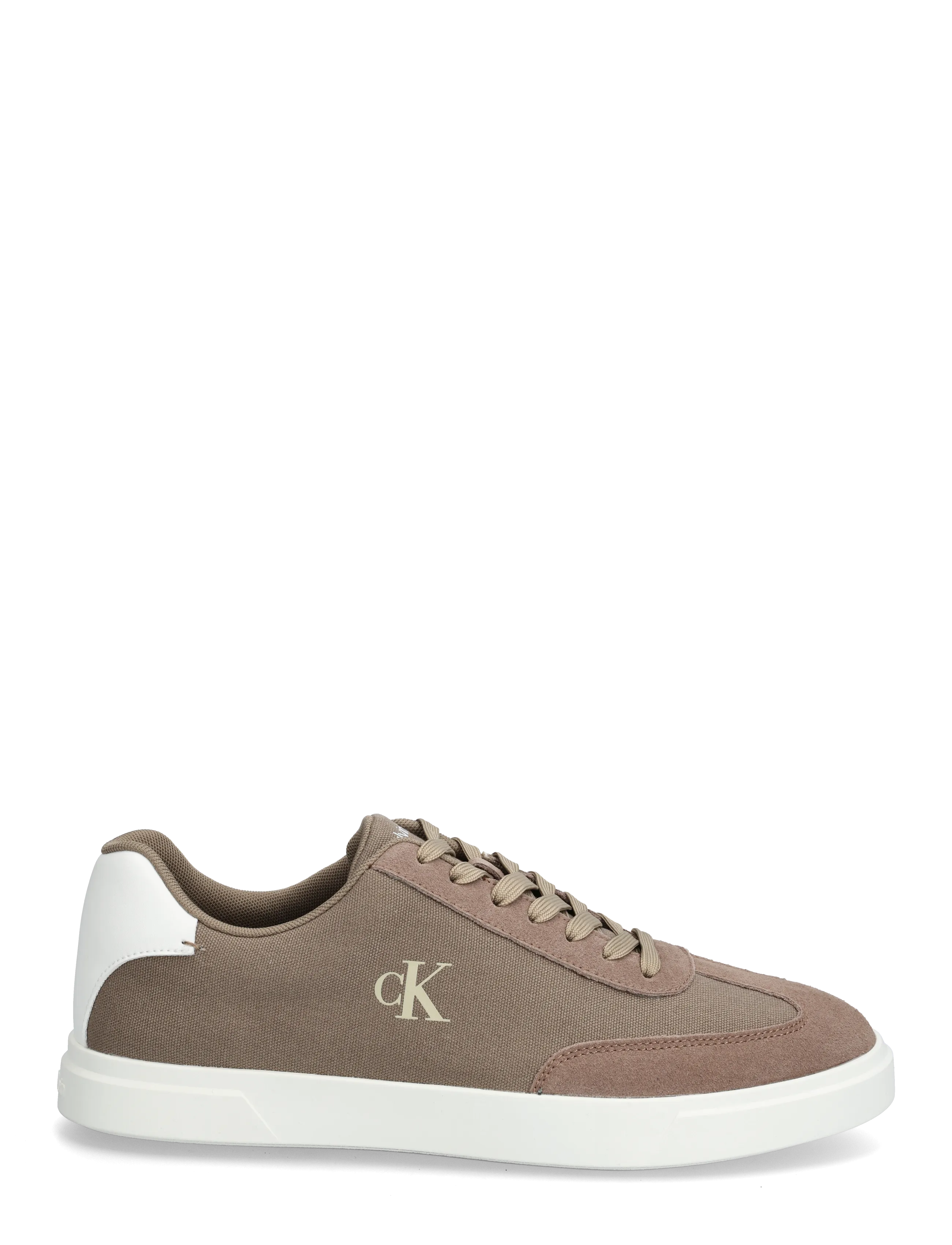 Calvin Klein - LOW PROF CUPSOLE CV - niedriger schnitt - desert taupe bright white - 1