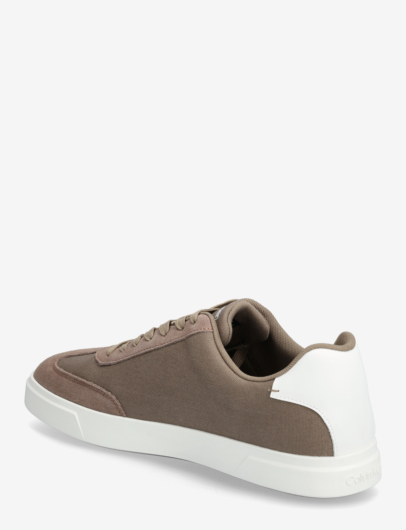 Calvin Klein - LOW PROF CUPSOLE CV - lave sneakers - desert taupe bright white - 2