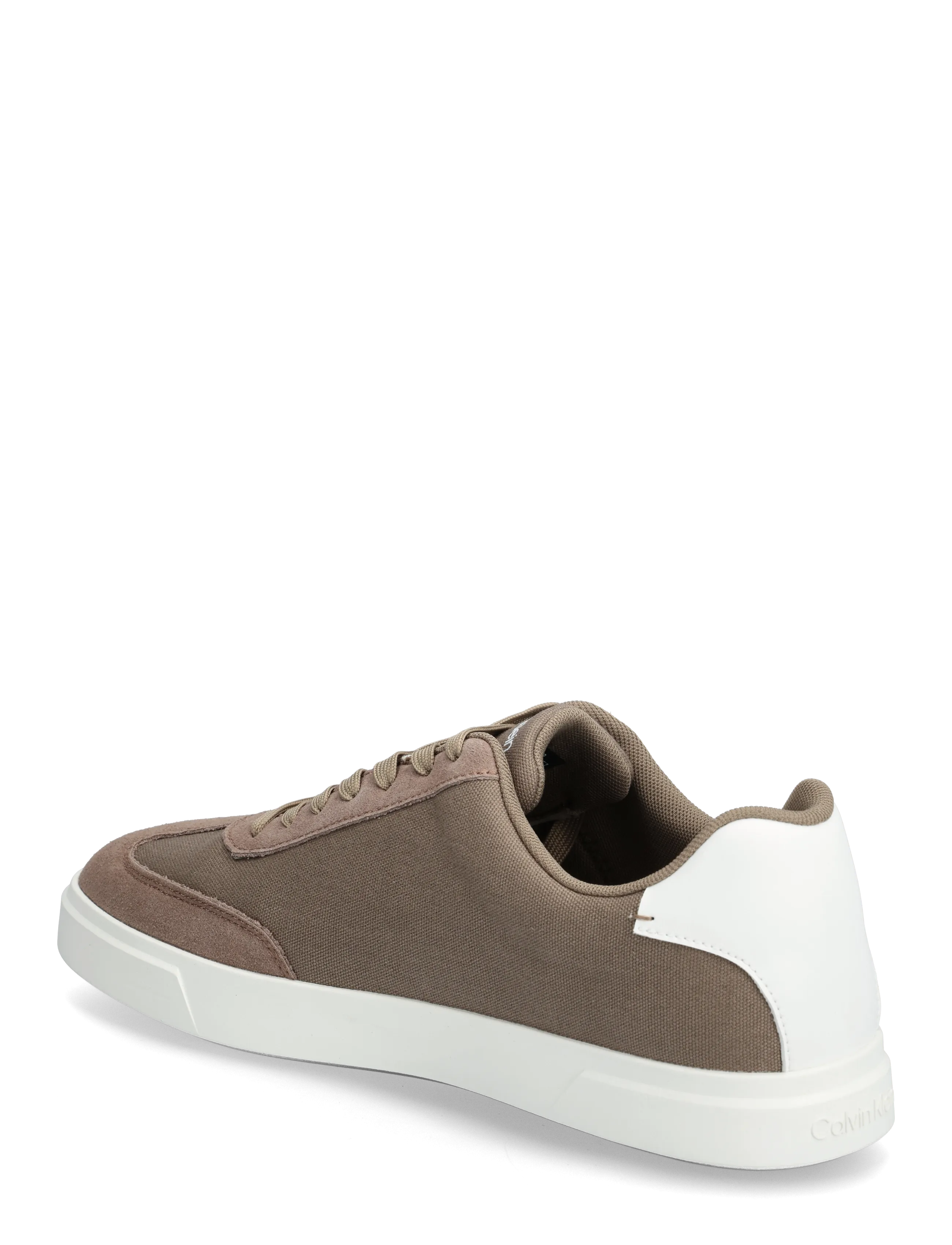 Calvin Klein - LOW PROF CUPSOLE CV - niedriger schnitt - desert taupe bright white - 2