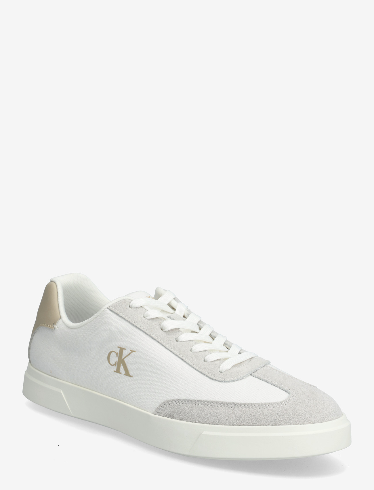 Calvin Klein - LOW PROF CUPSOLE CV - lave sneakers - bright white oatmeal - 0