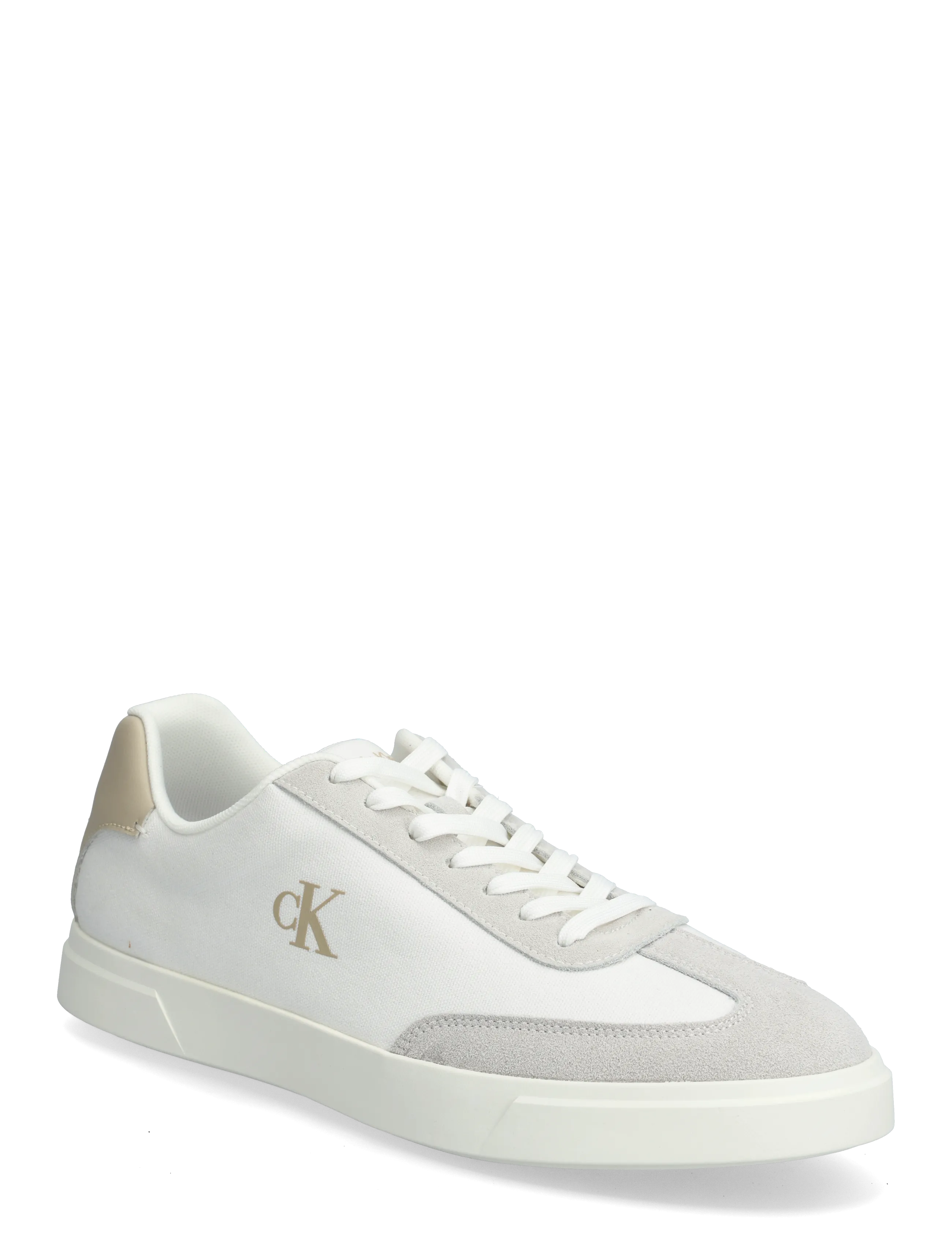 Calvin Klein LOW PROF CUPSOLE CV - Sko - BRIGHT WHITE OATMEAL / white