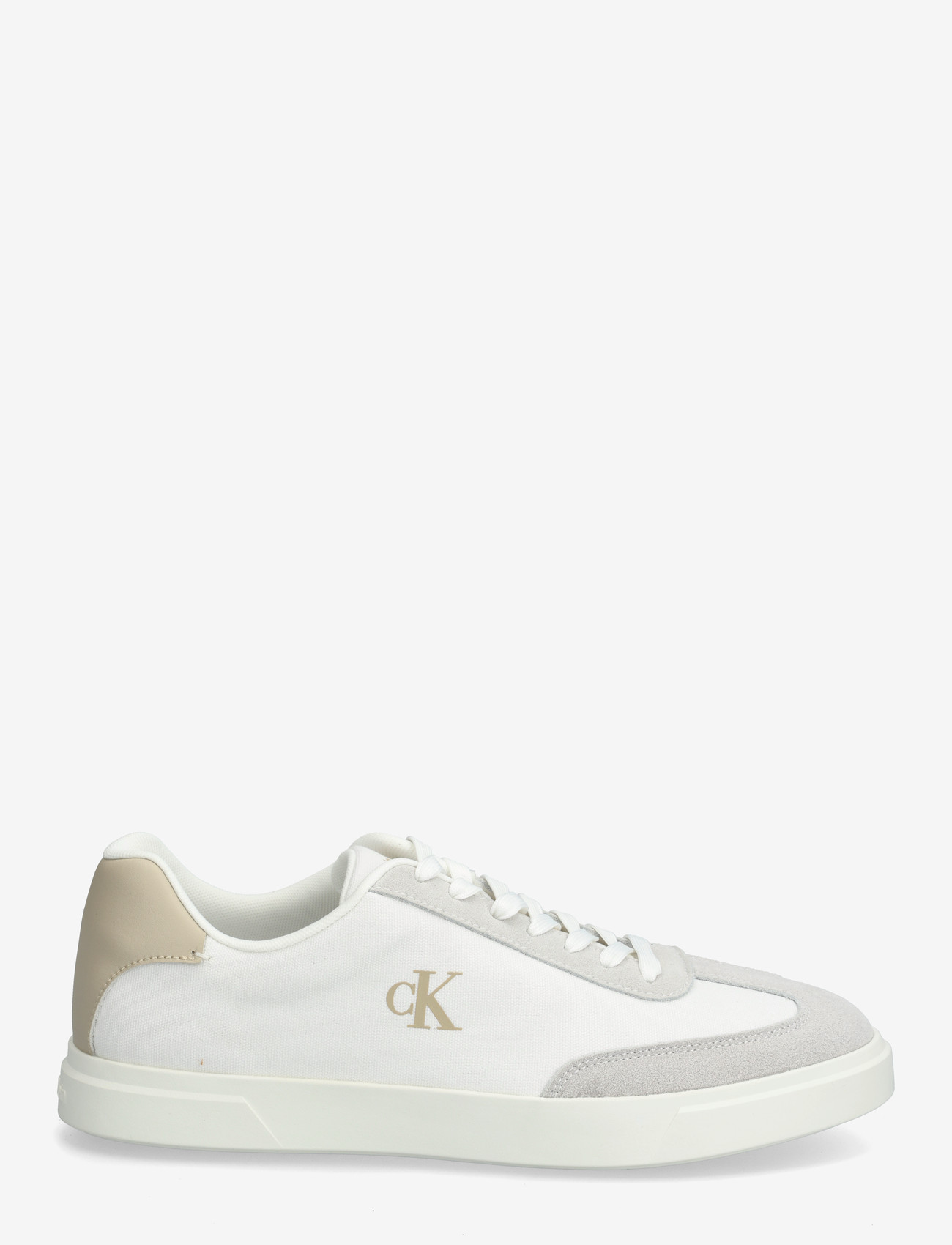 Calvin Klein - LOW PROF CUPSOLE CV - lave sneakers - bright white oatmeal - 1