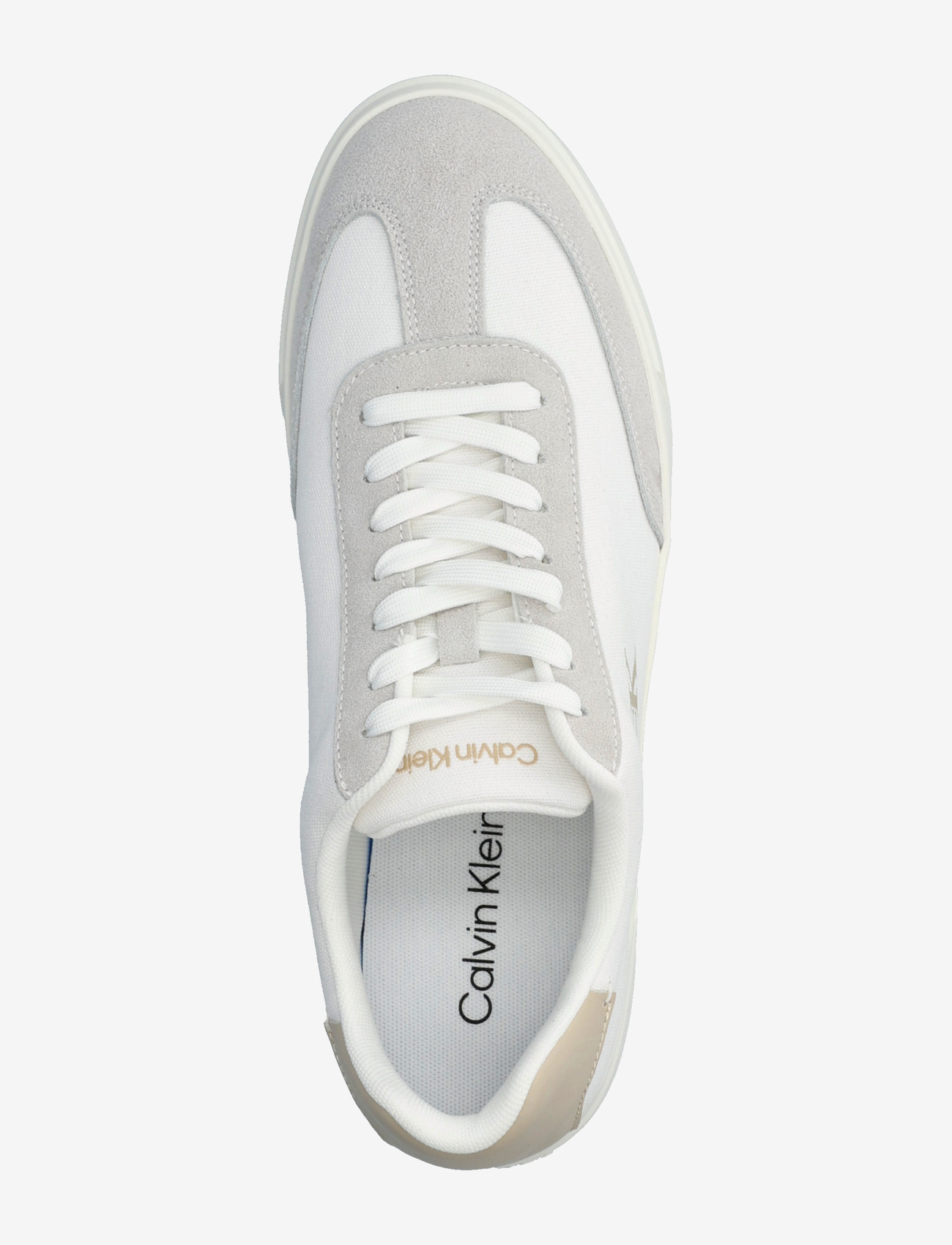 Calvin Klein - LOW PROF CUPSOLE CV - lave sneakers - bright white oatmeal - 3