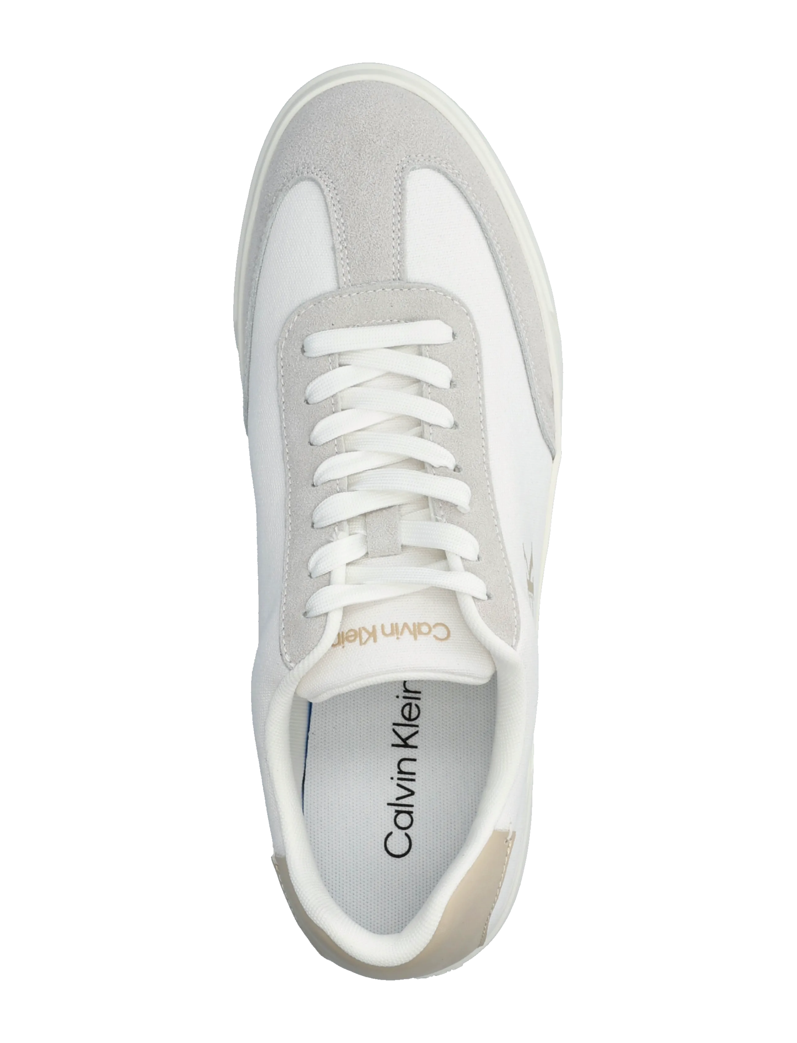 Calvin Klein - LOW PROF CUPSOLE CV - niedriger schnitt - bright white oatmeal - 3