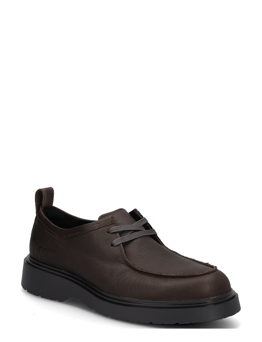 Calvin Klein - COMBAT APRON LACEUP TU LTH - moc toe sko - mocha turkish coffee - 0